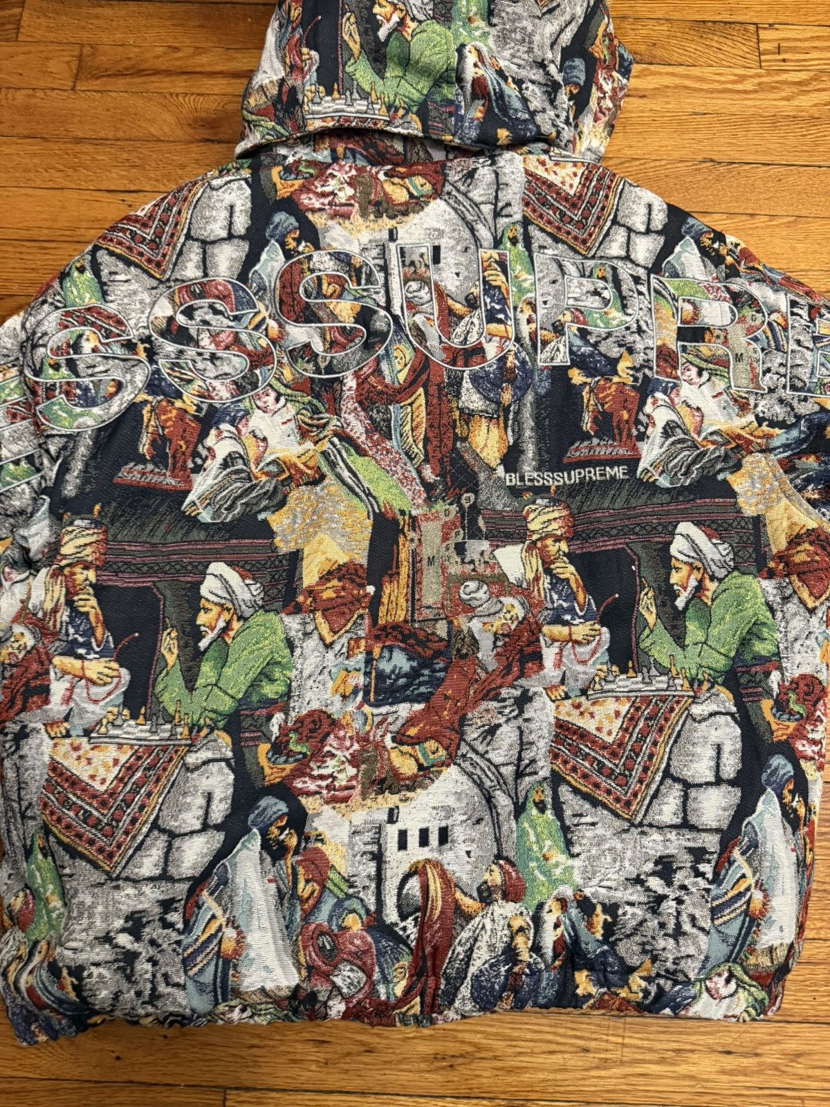 Bless × Supreme Supreme Bless Tapestry Down Jacket Size Large Size US L / EU 52-54 / 3 - 14 Thumbnail