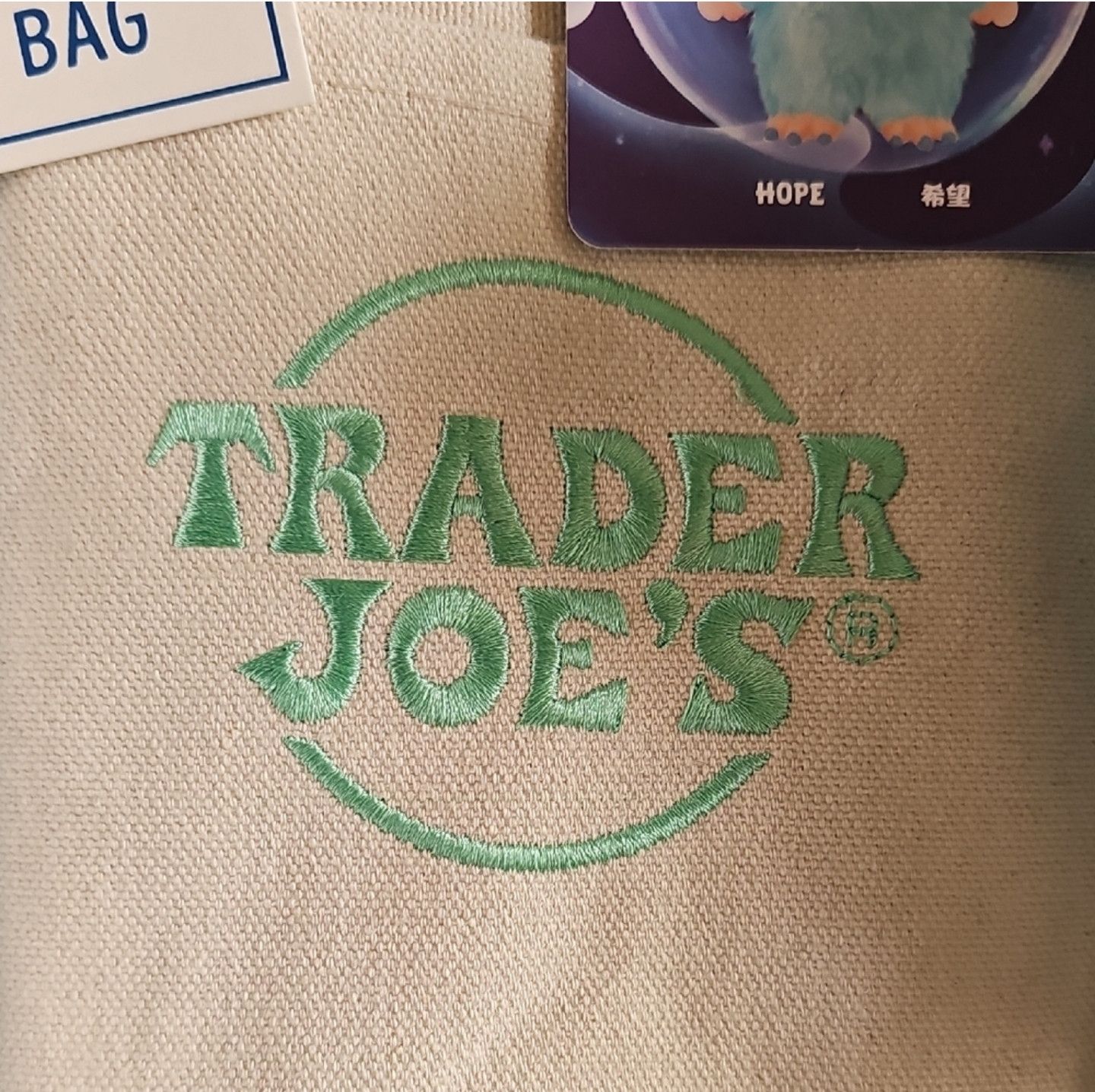 Other Trader Joe's Tote Bag With Big Energy Labubu Size ONE SIZE - 7 Thumbnail
