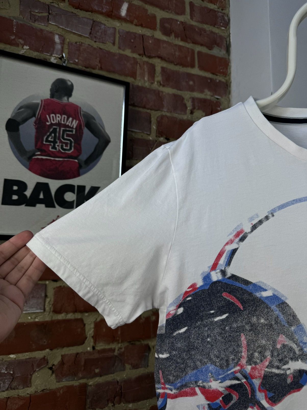 Puma × Red Bull PUMA Redbull Racing Double Bull Printed White T-Shirt Size US L / EU 52-54 / 3 - 5 Thumbnail
