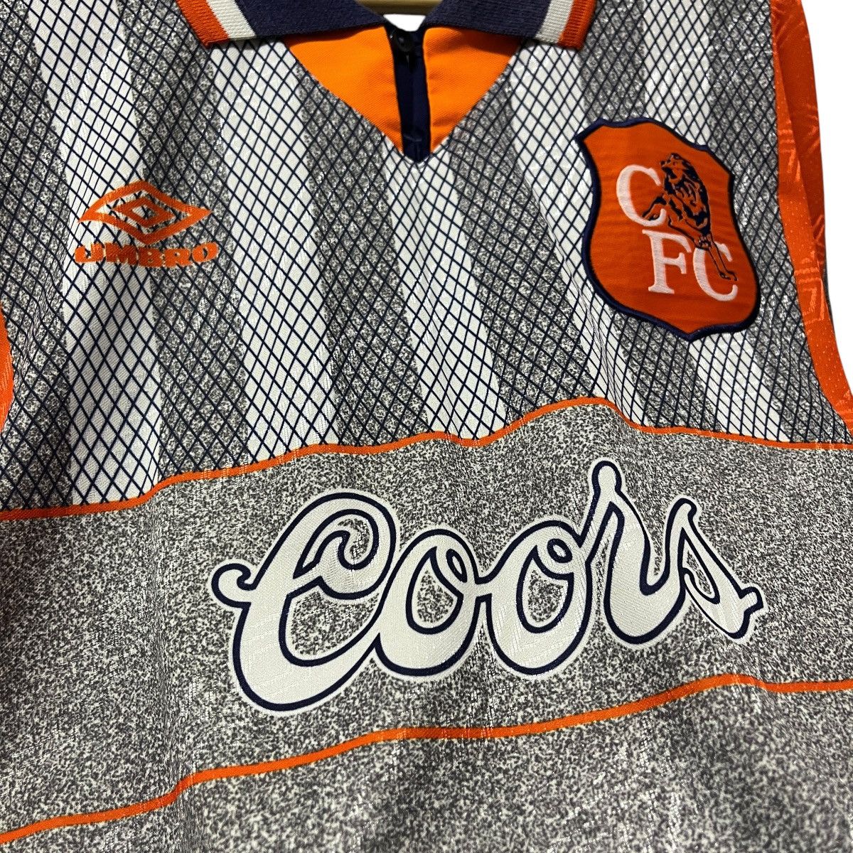 Umbro RARE Vintage Chelsea 1994/95 Away Kit Jersey Size US M / EU 48-50 / 2 - 8 Thumbnail