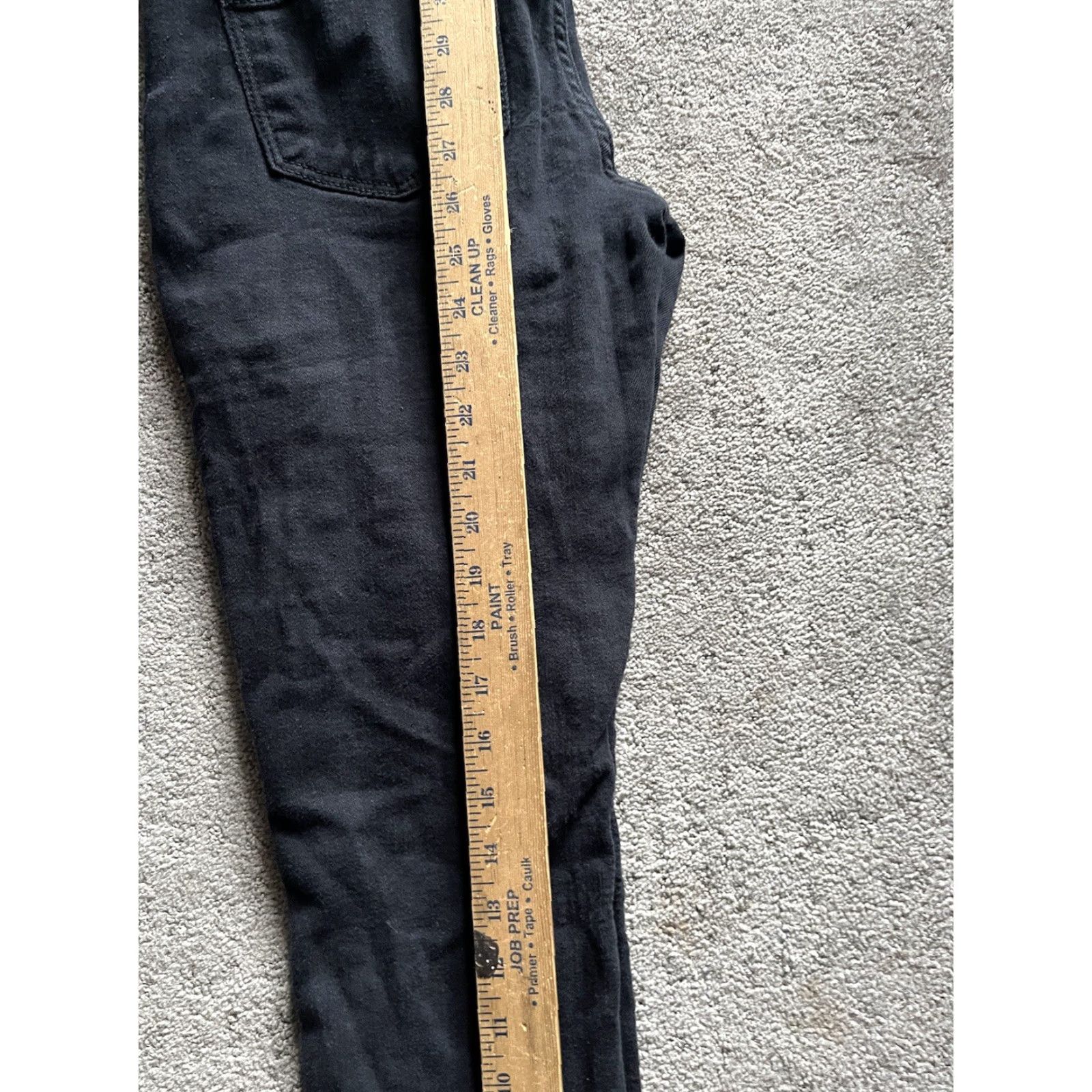 Express Express Ankle Legging Black Jeans Women Size 8S Mid Rise Denim EUC Size 30" / US 8 / IT 44 - 7 Thumbnail