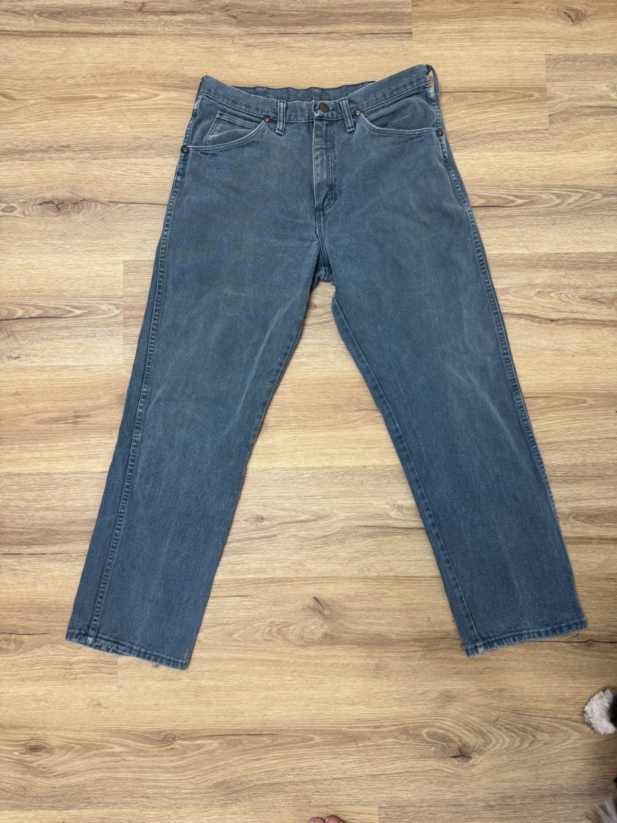 Wrangler Vintage 1988 Wrangler Denim Blue Jeans Size US 33 - 1 Thumbnail