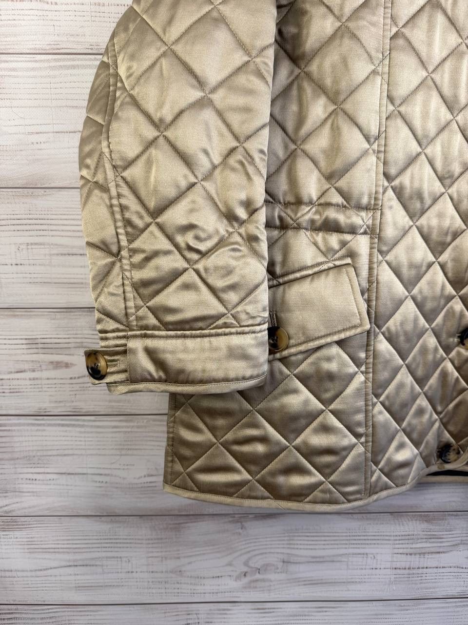 Loro Piana Vintage Loro Piana Quilted Jacket Coat Beige Button Size 40 Size S / US 4 / IT 40 - 3 Thumbnail