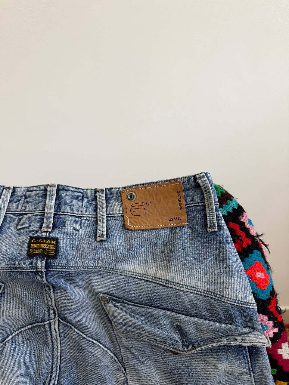 G-Star Avant Garde Tornado Mart Balmain Style Biker Jeans Pants Size US 32 / EU 48 - 12 Thumbnail