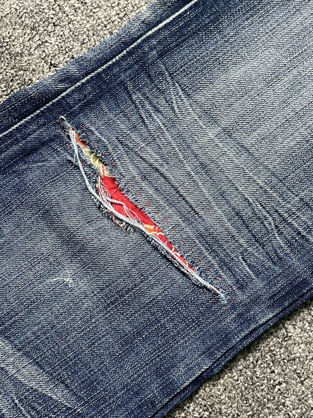 Japanese Brand × Vintage Vintage LONERST Flared Bootcut Design Jeans (83) Size 29" - 7 Thumbnail
