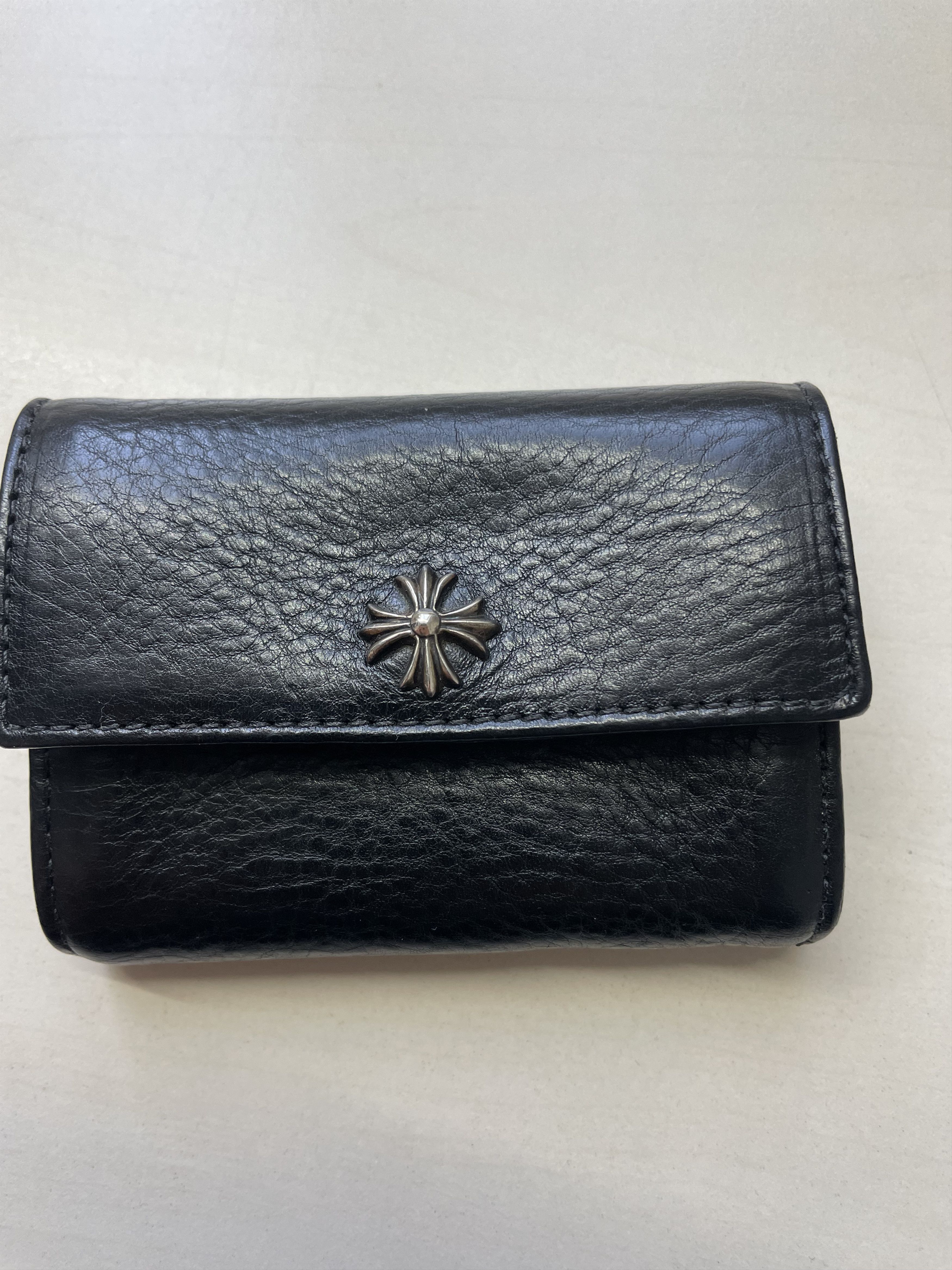 Chrome Hearts Chrome Hearts Tiny Plus Cross Leather Card Holder Size ONE SIZE - 5 Thumbnail