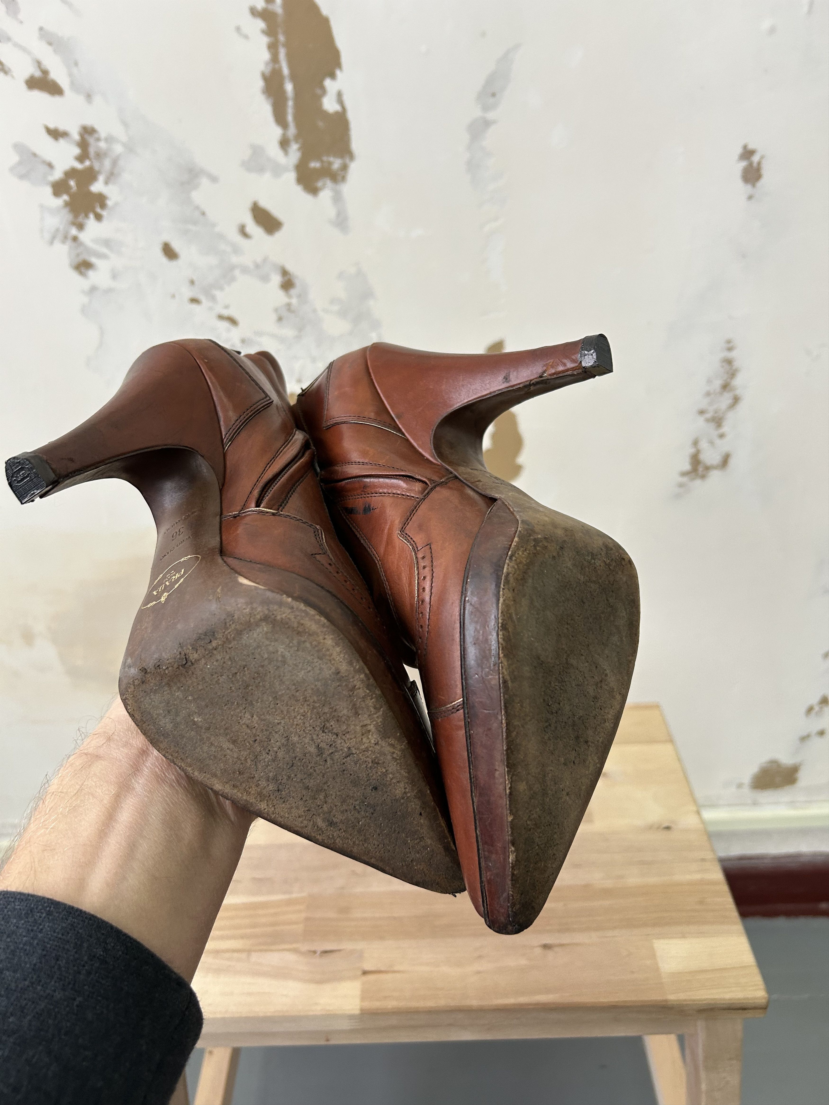 Prada Brown Prada Boots with Belt Details vintage Size US 6 / IT 36 - 5 Thumbnail