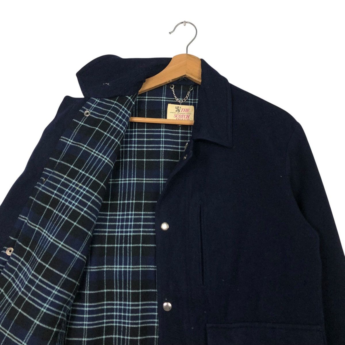Japanese Brand WOOL HUNTING BLANKET JACKET TARTAN SCOTCH HOUSE ISSEY MIYAKE Size US S / EU 44-46 / 1 - 14 Thumbnail