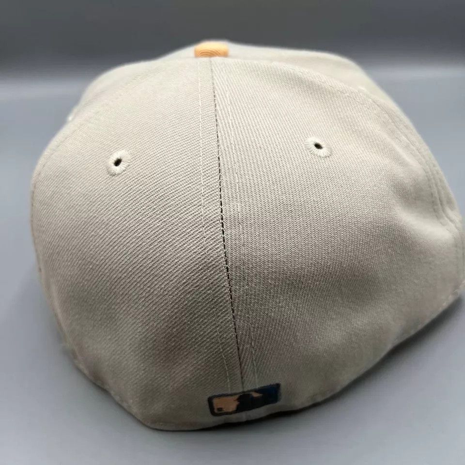 New Era Cleveland Indians Guardians Hat Men 7 1/2 MLB Fitted Cap Size ONE SIZE - 4 Thumbnail