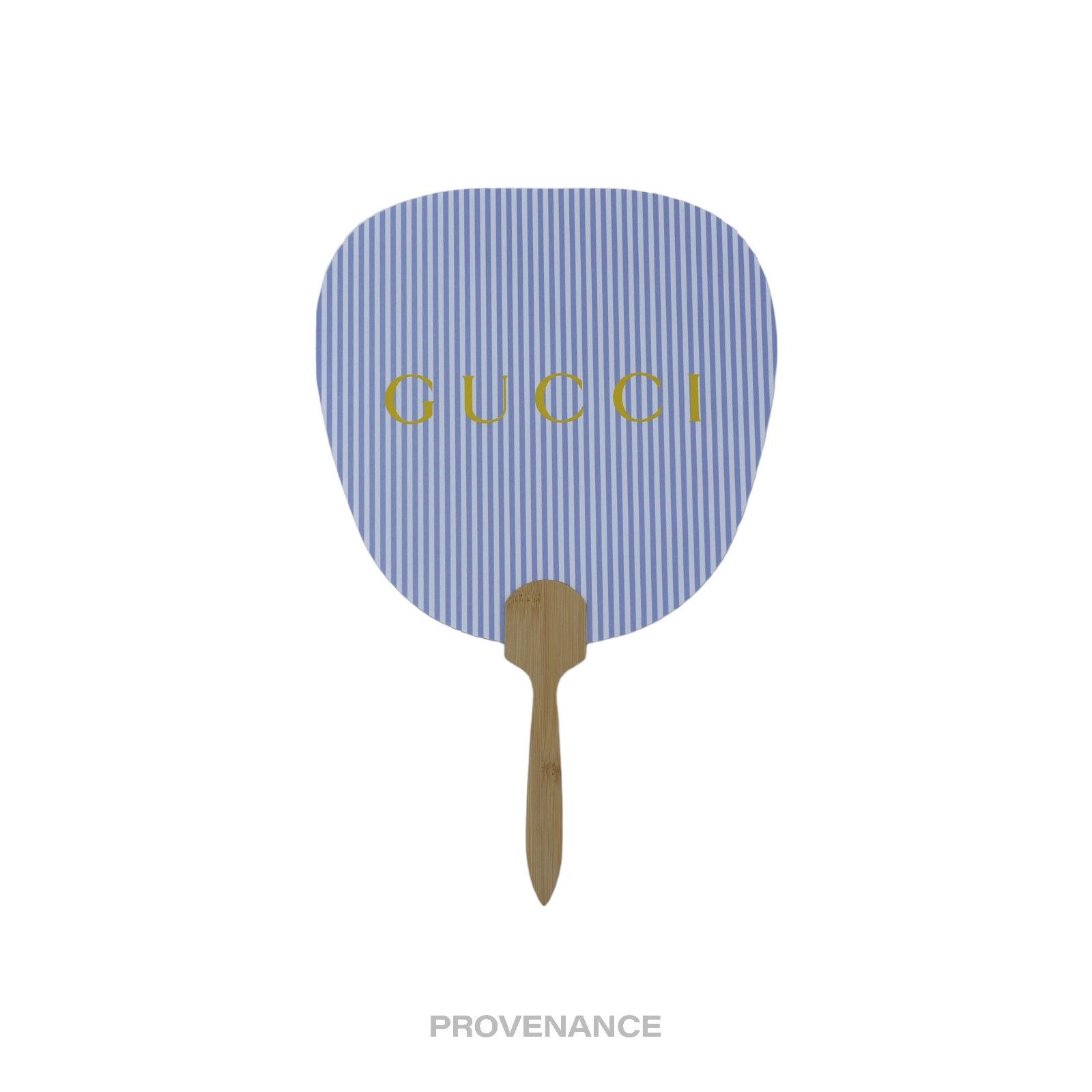 Gucci 🔴 Gucci Logo Bamboo Hand Fan - Striped Size ONE SIZE - 2 Thumbnail