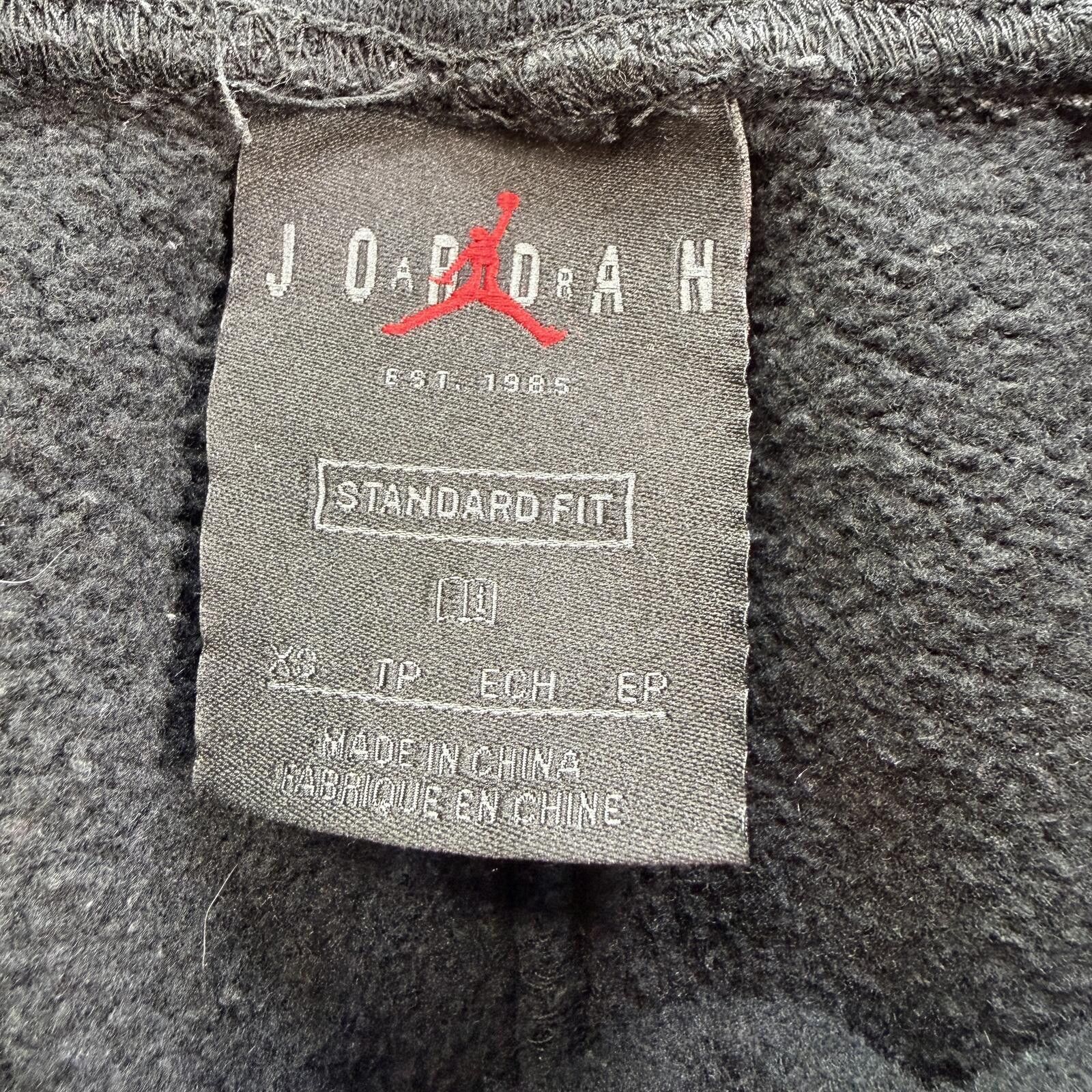 Jordan Brand Jordan Black Fleece Joggers Standard Fit Sweatpants Mens XS Size US 28 / EU 44 - 5 Thumbnail