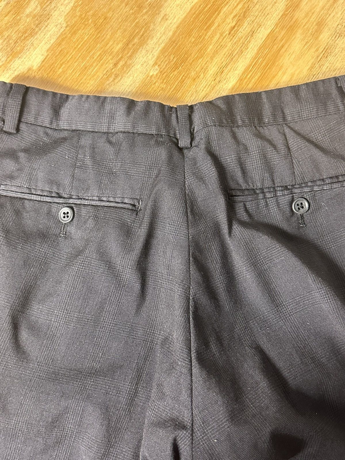 Other Black Wool Dress Pants Mens 34 Short Slim Fit Suit Trousers Size US 34 / EU 50 - 7 Thumbnail
