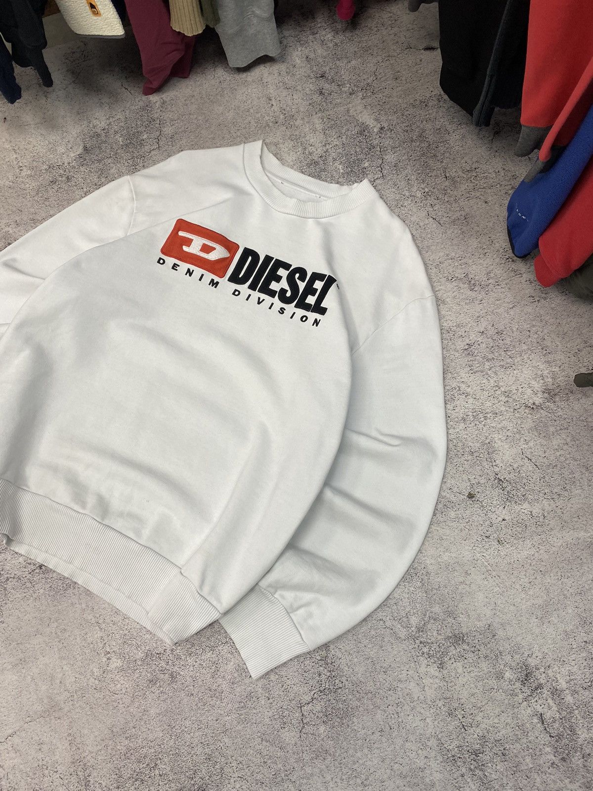 Diesel × Japanese Brand × Vintage Diesel vintage sweatshirt big logo y2k Size US L / EU 52-54 / 3 - 3 Thumbnail