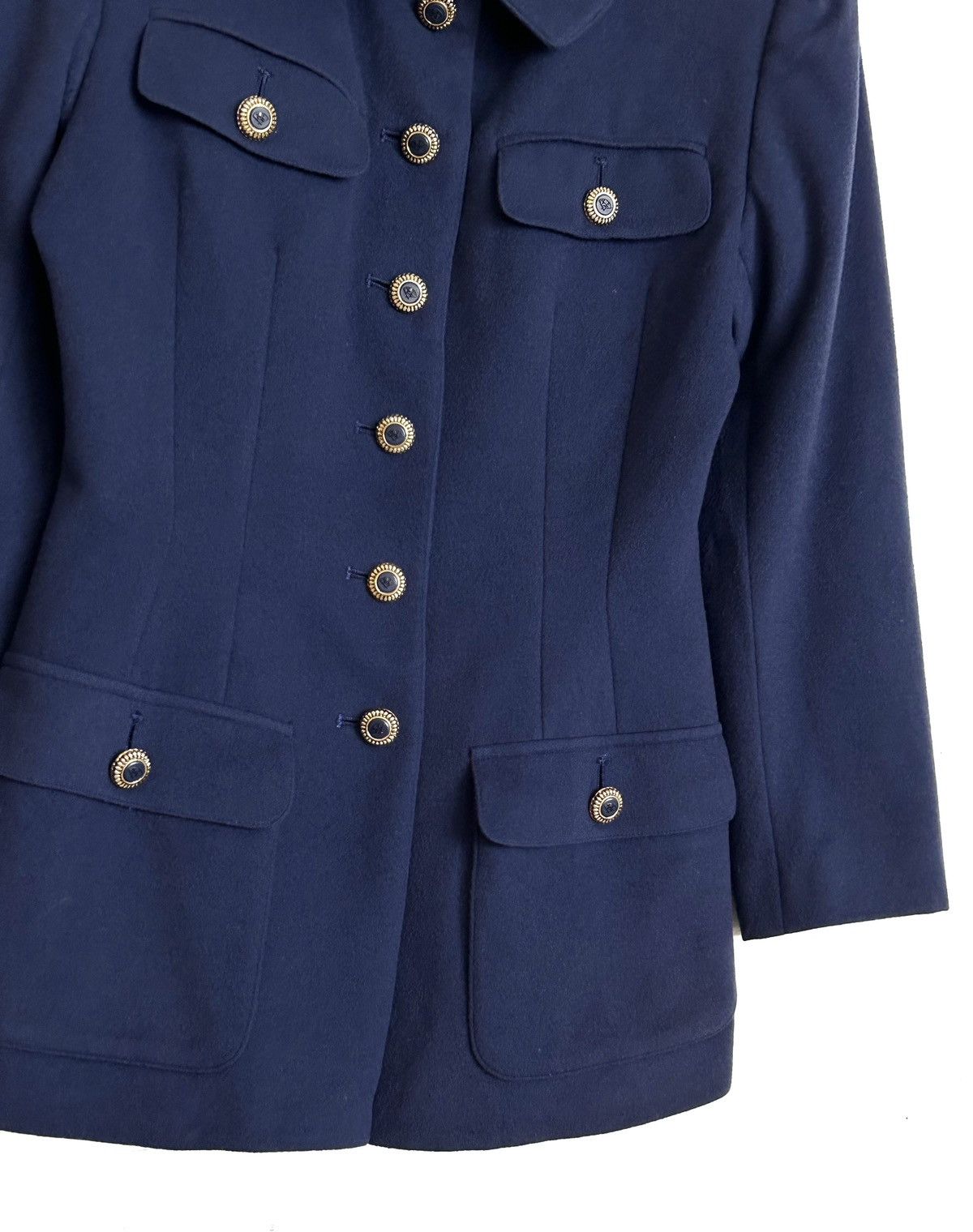 Karl Lagerfeld RARE🔥A/W1992 4-POCKETS WOOL COAT Size S / US 4 / IT 40 - 6 Thumbnail