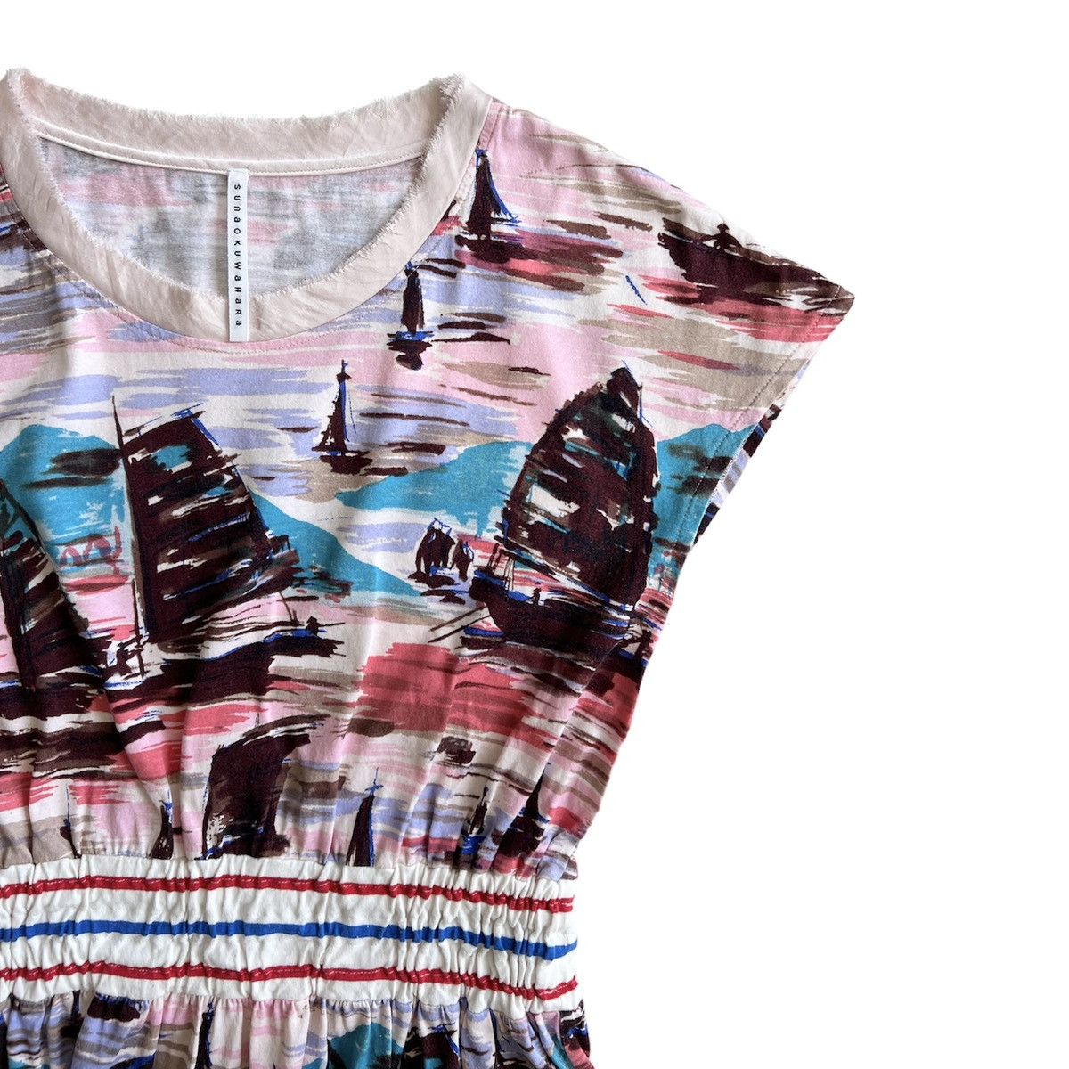 Issey Miyake × Sunao Kuwahara SUNAOKUWAHARA ISSEY MIYAKE HAWAIIAN DRESS Size M / US 6-8 / IT 42-44 - 2 Thumbnail