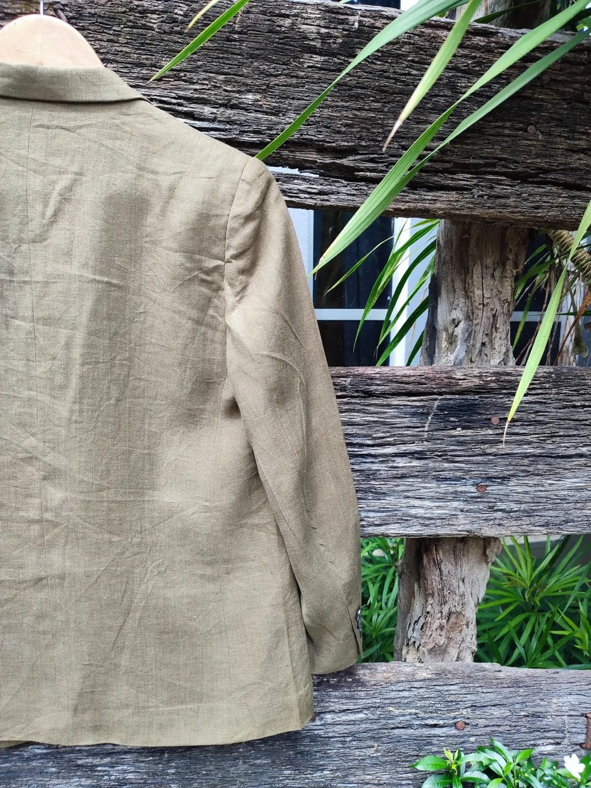 Burberry Vintage Burberrys Linen Blazer – Classic 2-Button Size S / US 4 / IT 40 - 12 Thumbnail