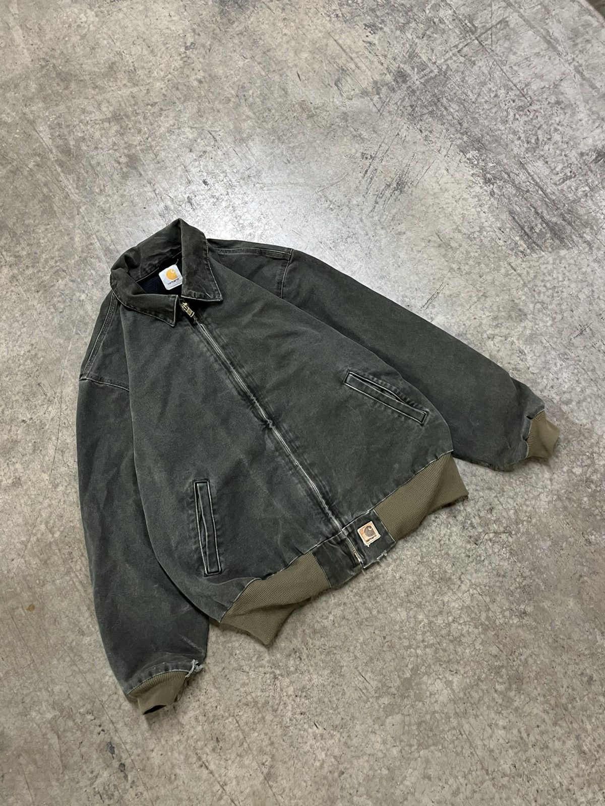 Carhartt × Vintage Carhartt Santa Fe forest green earth tone distressed Size US XL / EU 56 / 4 - 1 Thumbnail