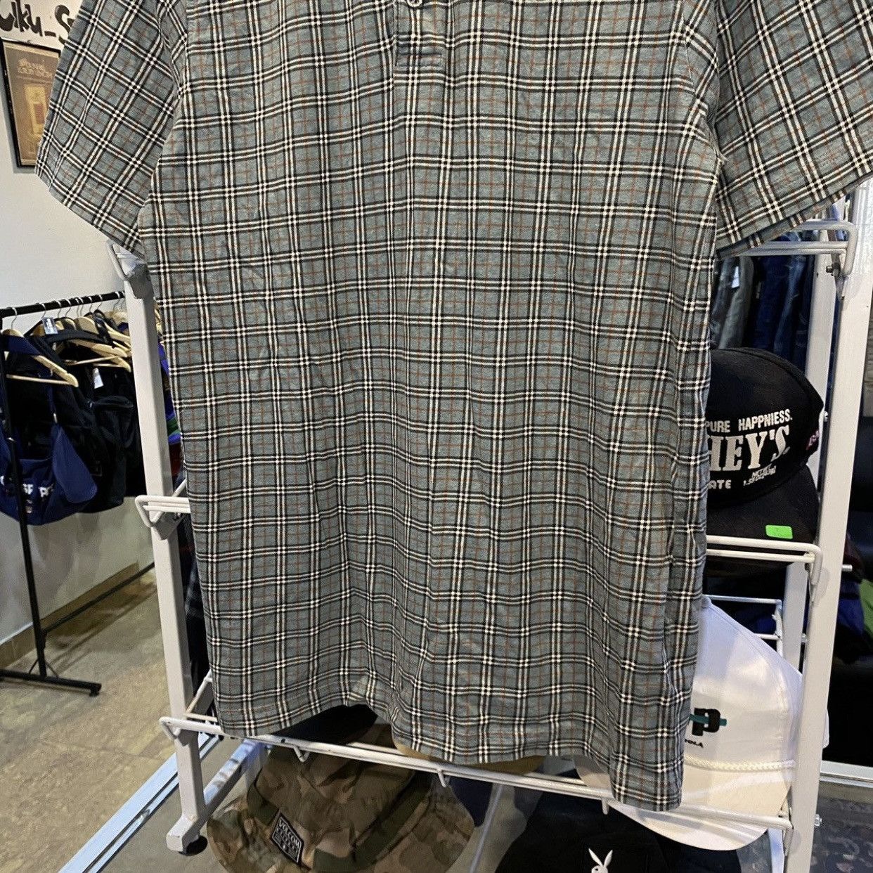 Burberry BURBERRY LONDON NOVA CHECK POLO T-SHIRT Size US M / EU 48-50 / 2 - 4 Thumbnail