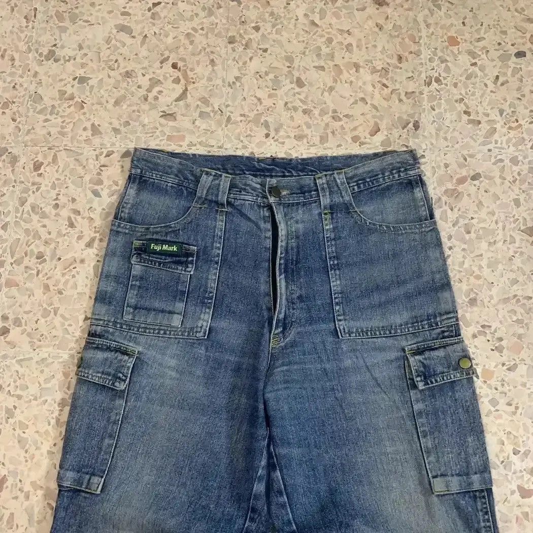 Hiroshi Fujiwara Japanese FUJI MARK Utility Jeans Trousers Cargo Pants W32 Size US 32 / EU 48 - 4 Thumbnail