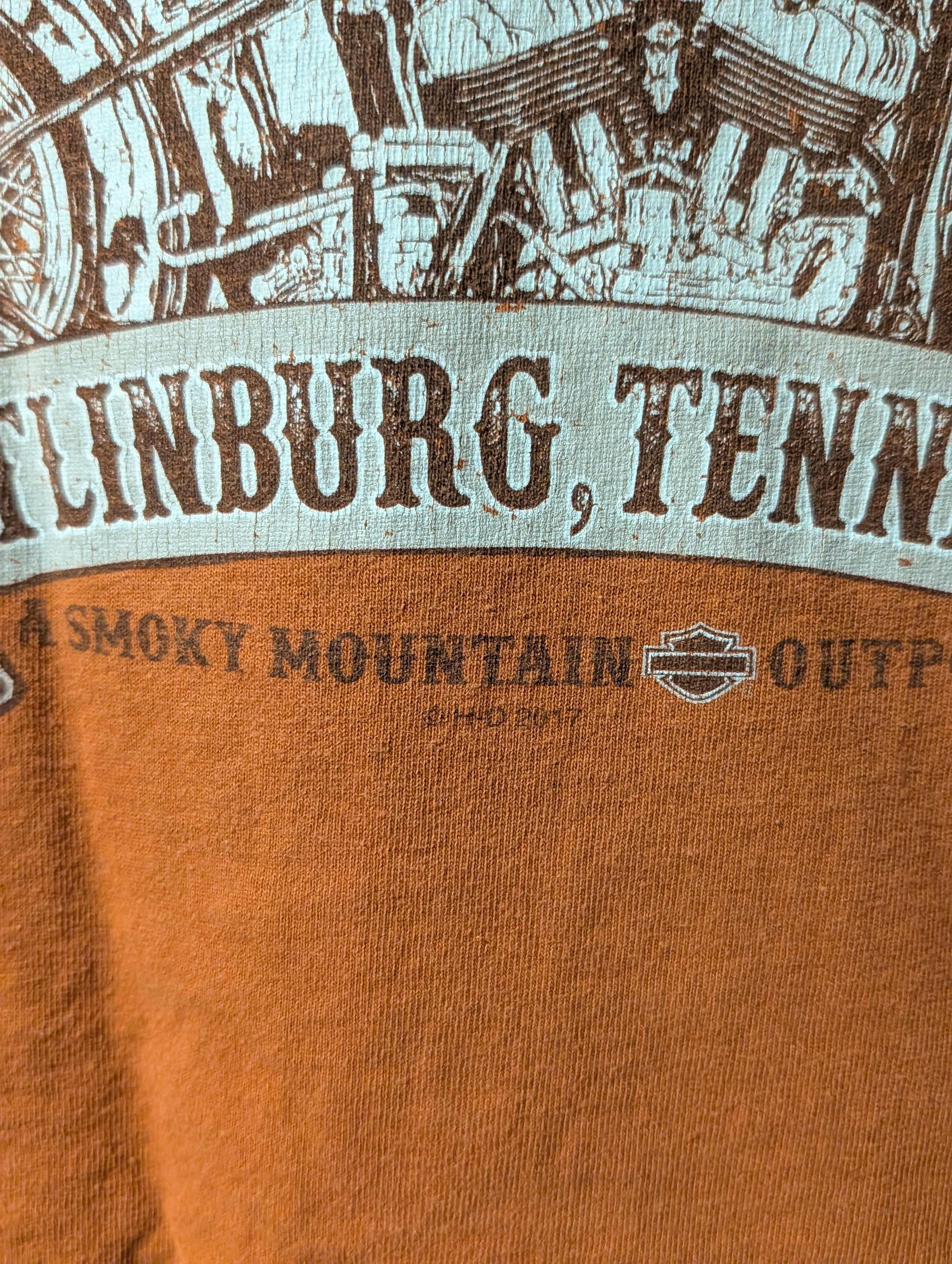 Harley Davidson Vintage Harley Davidson Hillbilly Gatlinburg TN Long Sleeve Size US XL / EU 56 / 4 - 3 Thumbnail