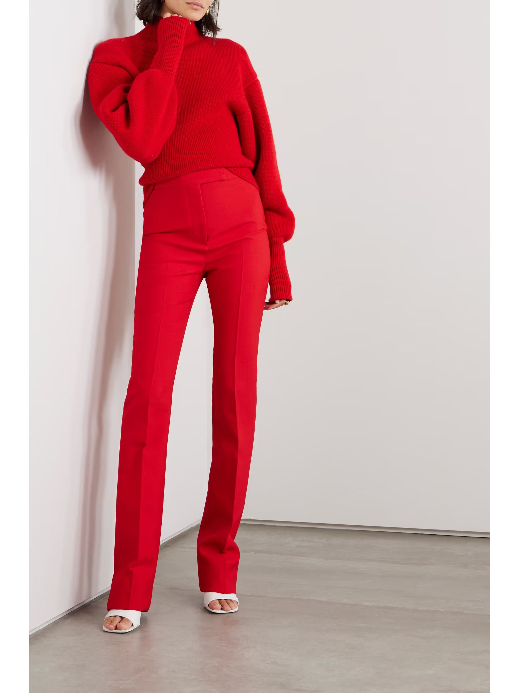 Salvatore Ferragamo o1s1rm1224 Sweater in Red Size S / US 4 / IT 40 - 2 Thumbnail