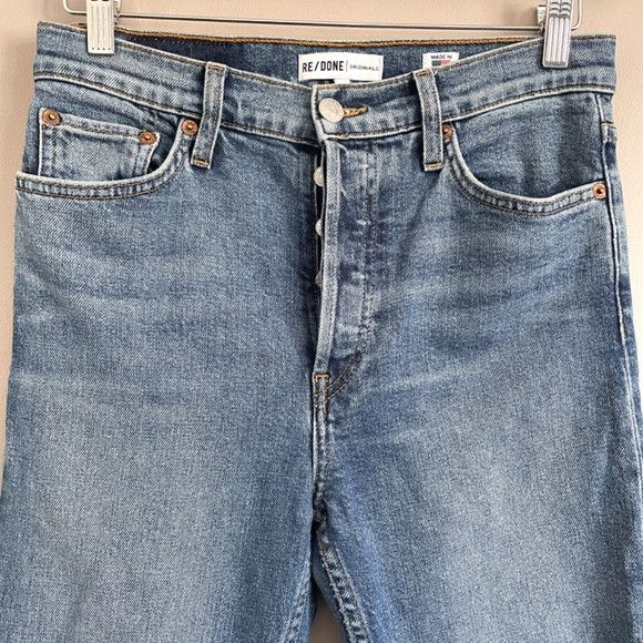 Levi's × RE/DONE RE/DONE Levi's High Rise Ankle Crop Jeans - USA 🇺🇸 Size 28" / US 6 / IT 42 - 4 Thumbnail