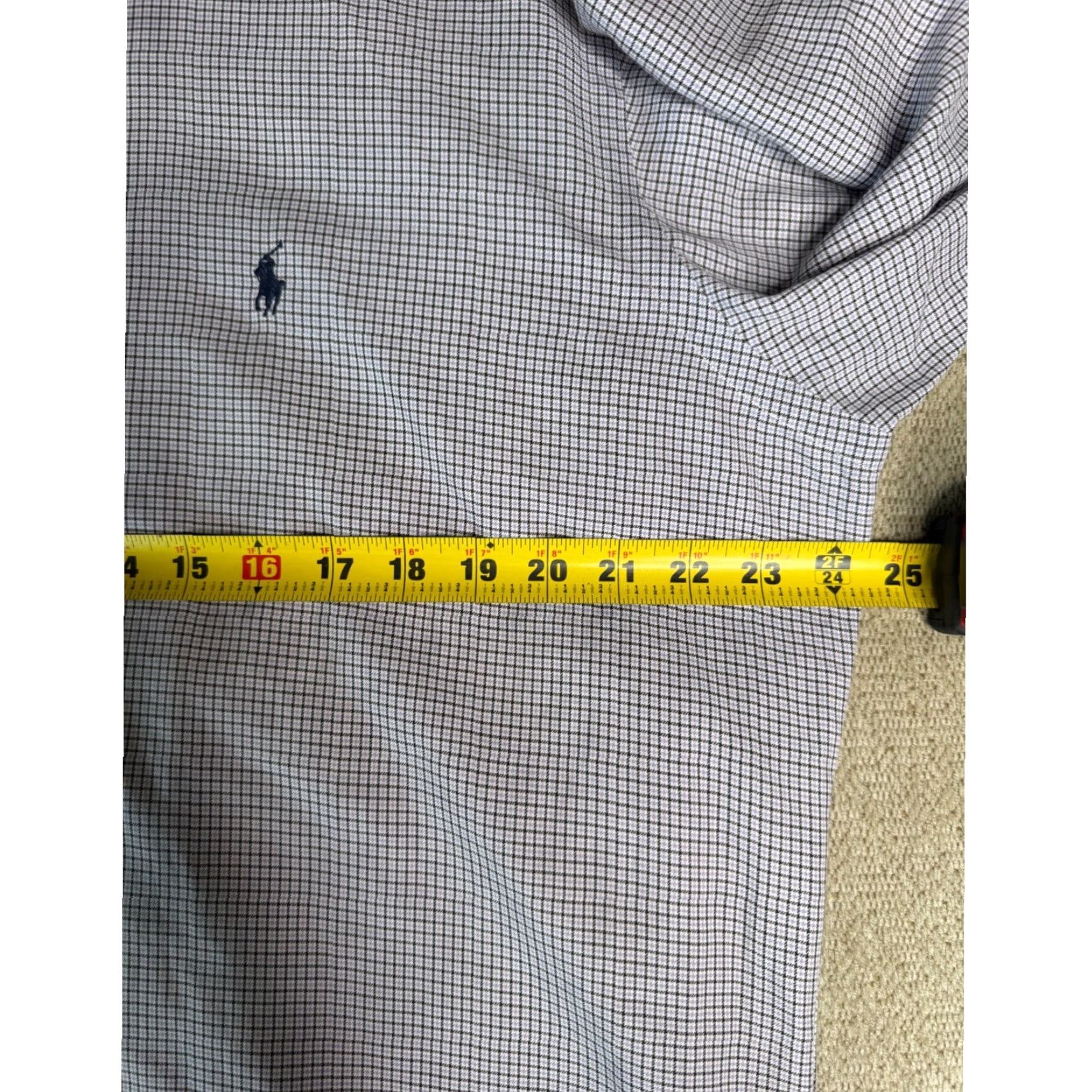 Ralph Lauren Ralph Lauren Button Down Shirt Mens 16 32/33 Long Sleeve Yarmouth Checkered Red Button-Up Casual Dress Shirt Size US L / EU 52-54 / 3 - 6 Thumbnail