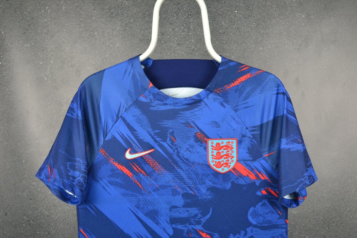 Nike England Nike training football soccer jersey blue Size US S / EU 44-46 / 1 - 3 Thumbnail