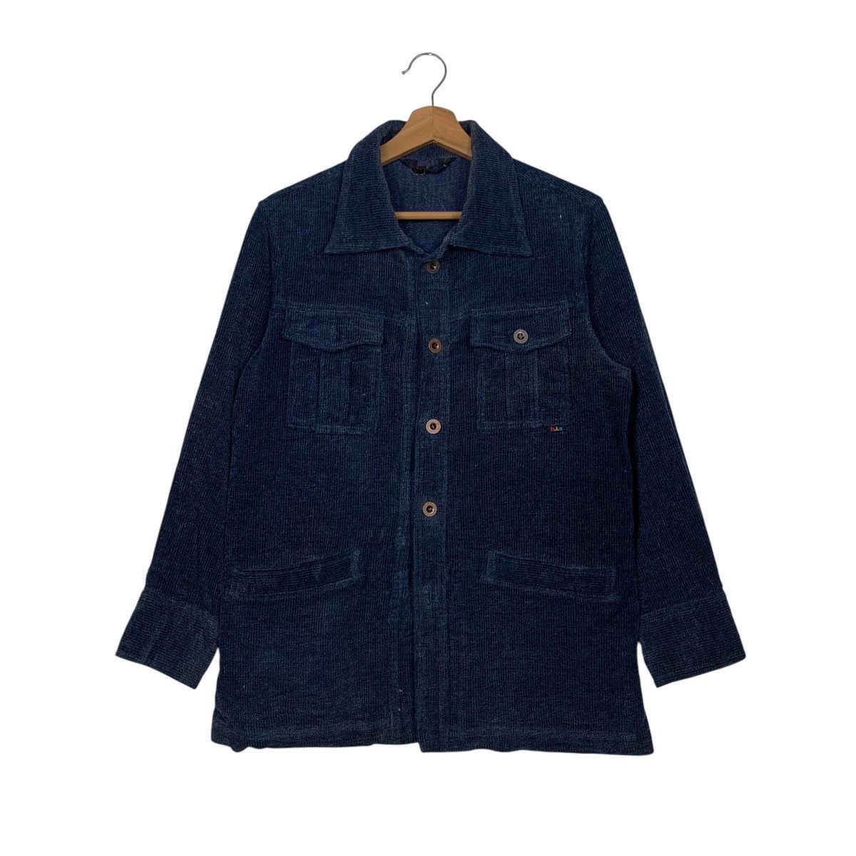 Vintage H.I.S Equipment Militaries Corduroy Chore Jacket #2831-C128 Size L / US 10 / IT 46 - 1 Thumbnail