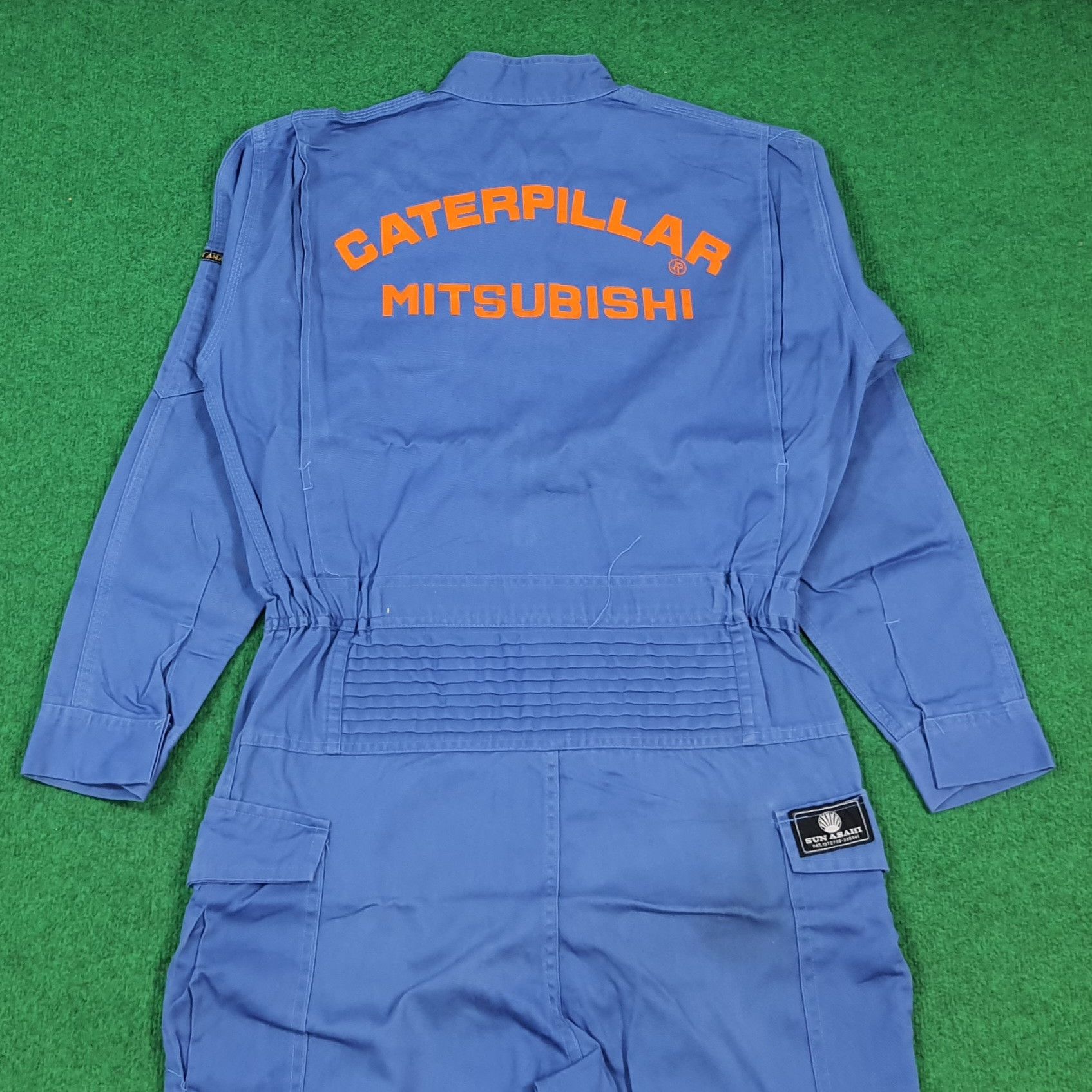 Caterpillar Vintage Caterpillar CAT Mitsubishi Workwear Coverall C296N32 Size US M / EU 48-50 / 2 - 1 Thumbnail