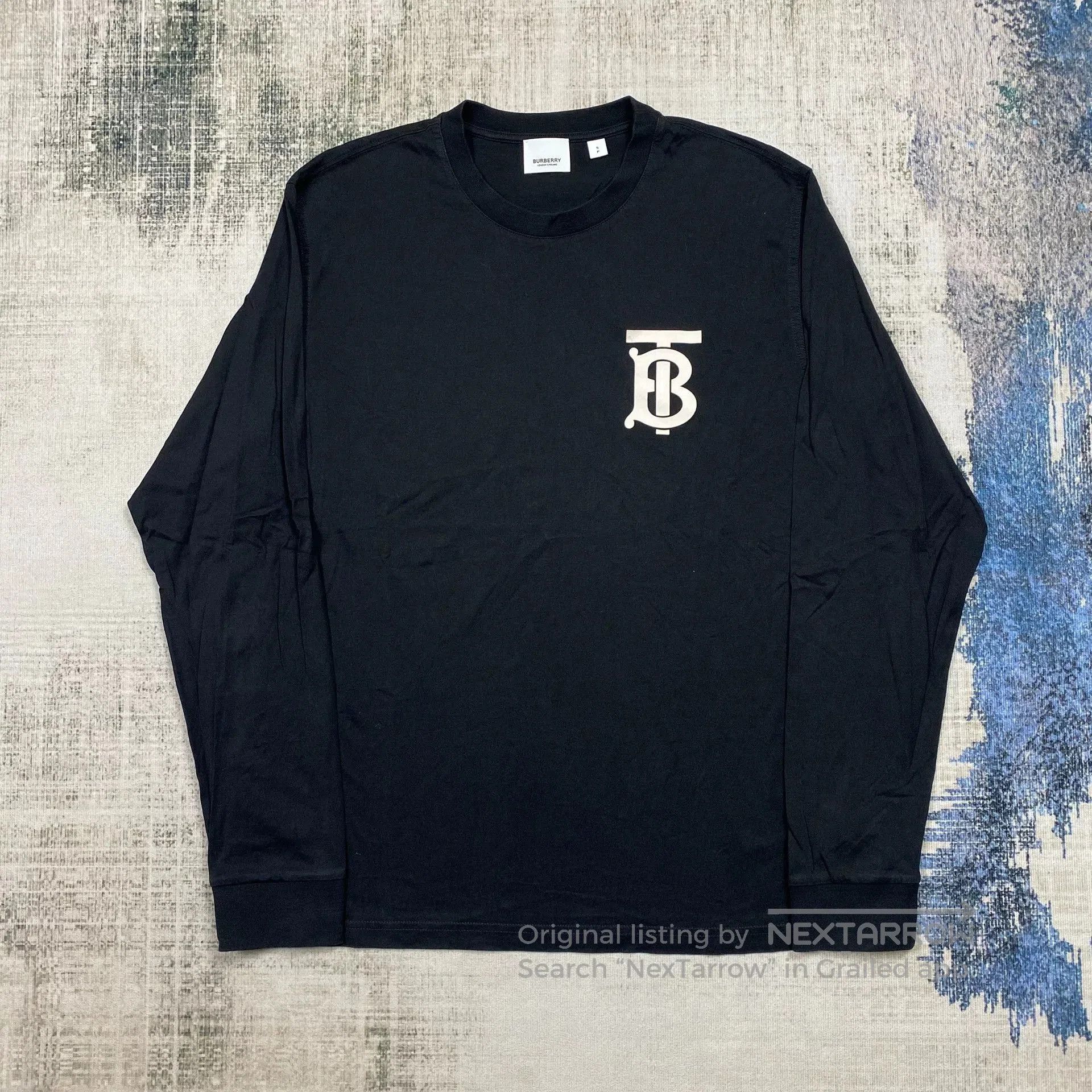 Burberry Burberry Logo Long Sleeve T. Size US S / EU 44-46 / 1 - 1 Thumbnail