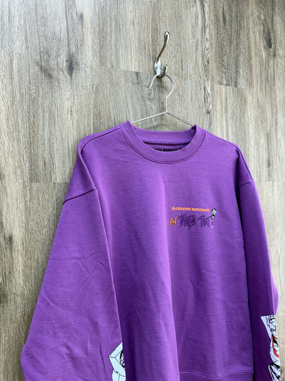 Chrome Hearts Chrome Hearts Purple Matty Boy Crewneck Size US S / EU 44-46 / 1 - 2 Thumbnail