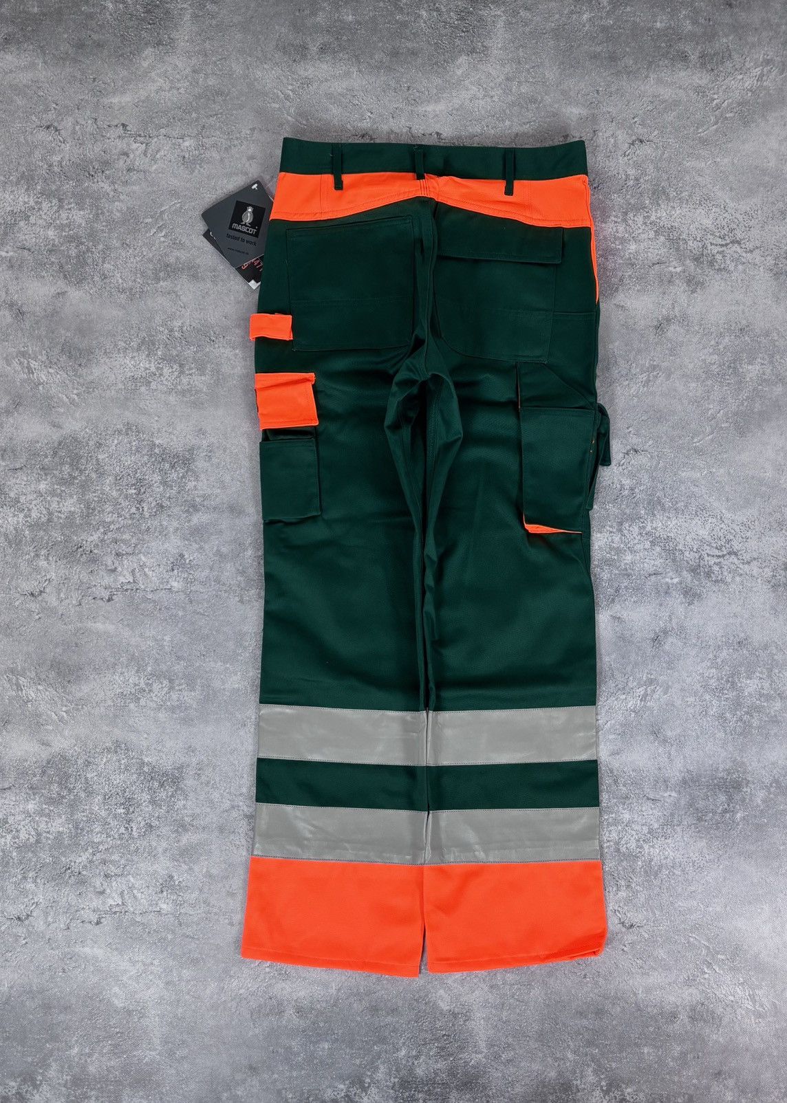 Other Mascot Men’s NWT Reflective Green/Orange Safety Cargo Pants Size US 32 / EU 48 - 2 Thumbnail