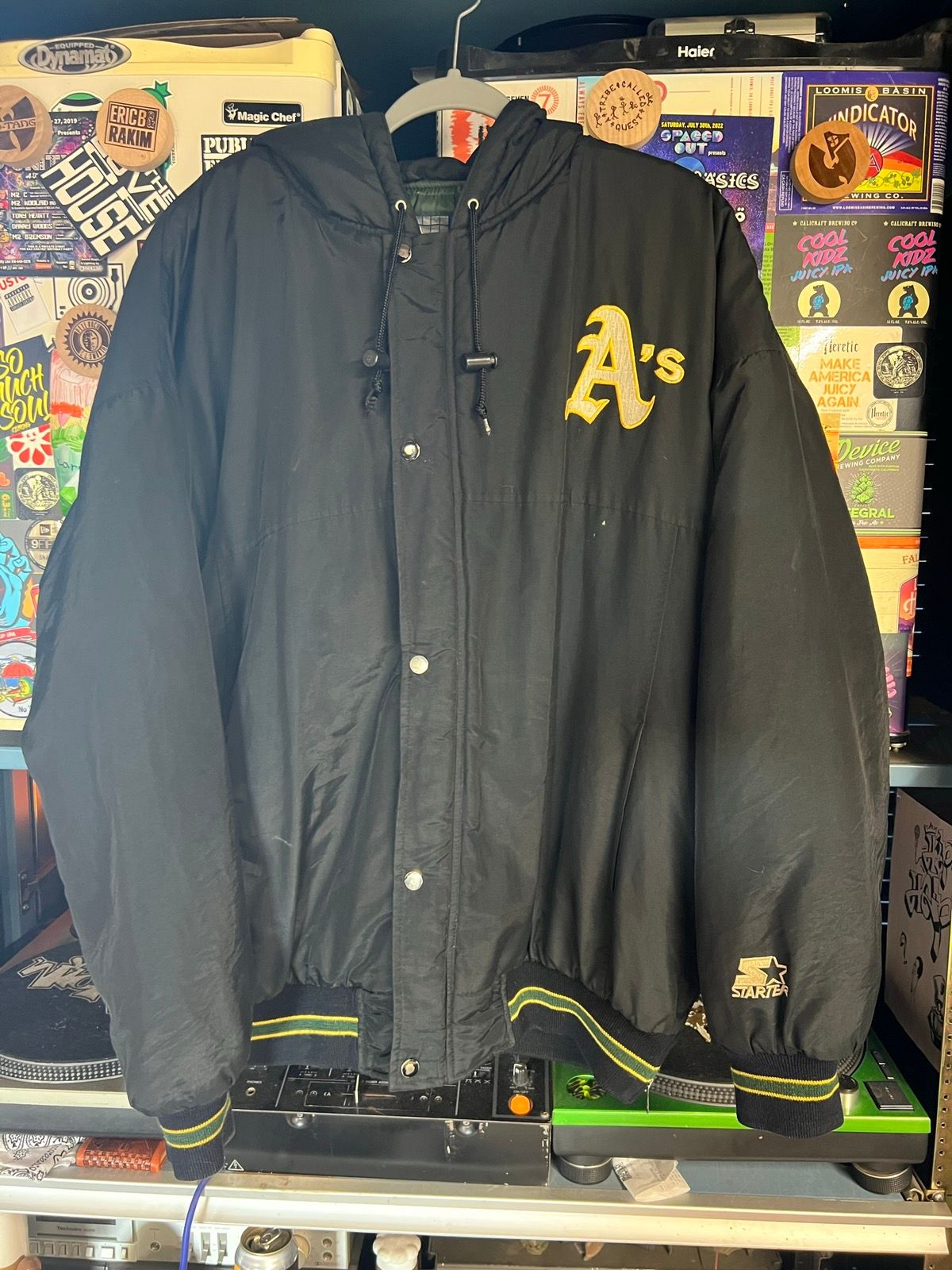 Vintage Vintage 90s Oakland Athletics Hoodie Starter Jacket