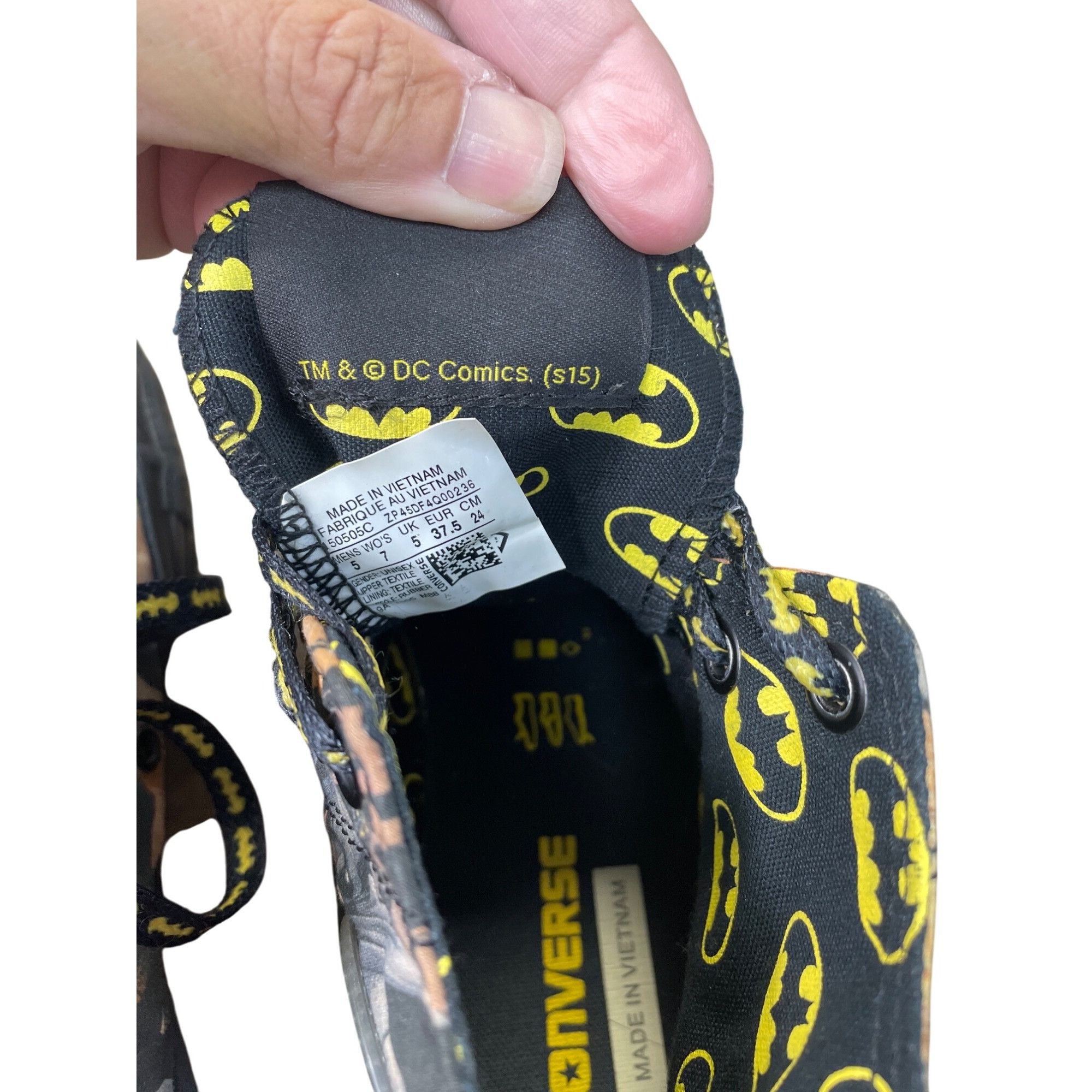 Converse Converse Batman High-Top womans leather canvas sneakers Size Size US 7 / IT 37 - 14 Thumbnail