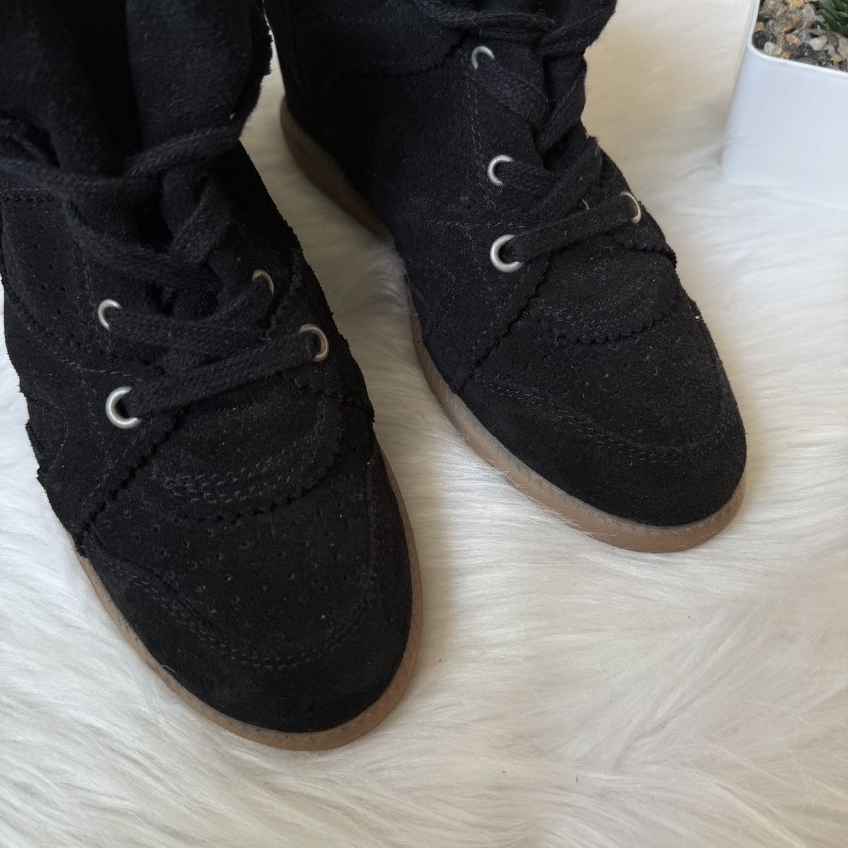 Other 📌 Vintage like Isabel Marant Style Bekett Wedge Sneakers Size US 7 / IT 37 - 6 Thumbnail