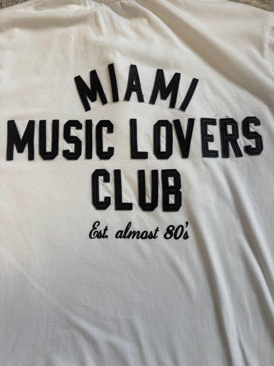 Diesel Diesel “Miami Music Lovers Club” Polo Shirt – White – Size M Size US M / EU 48-50 / 2 - 7 Thumbnail