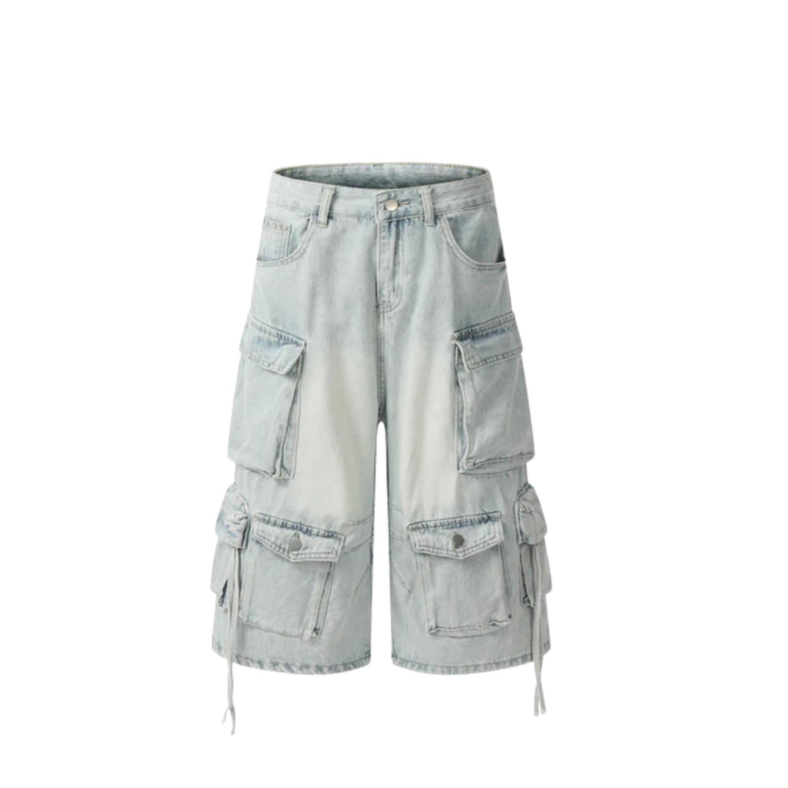 Other Light Blue Cargo Multi-Pocket Jorts Size US 30 / EU 46 - 1 Thumbnail