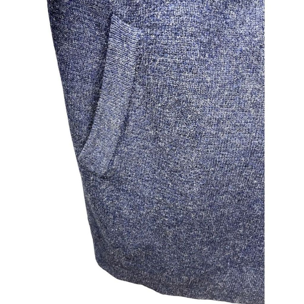 Free People Free People Heather Blue 100% Wool Coatigan Size XS Size XS / US 0-2 / IT 36-38 - 8 Thumbnail