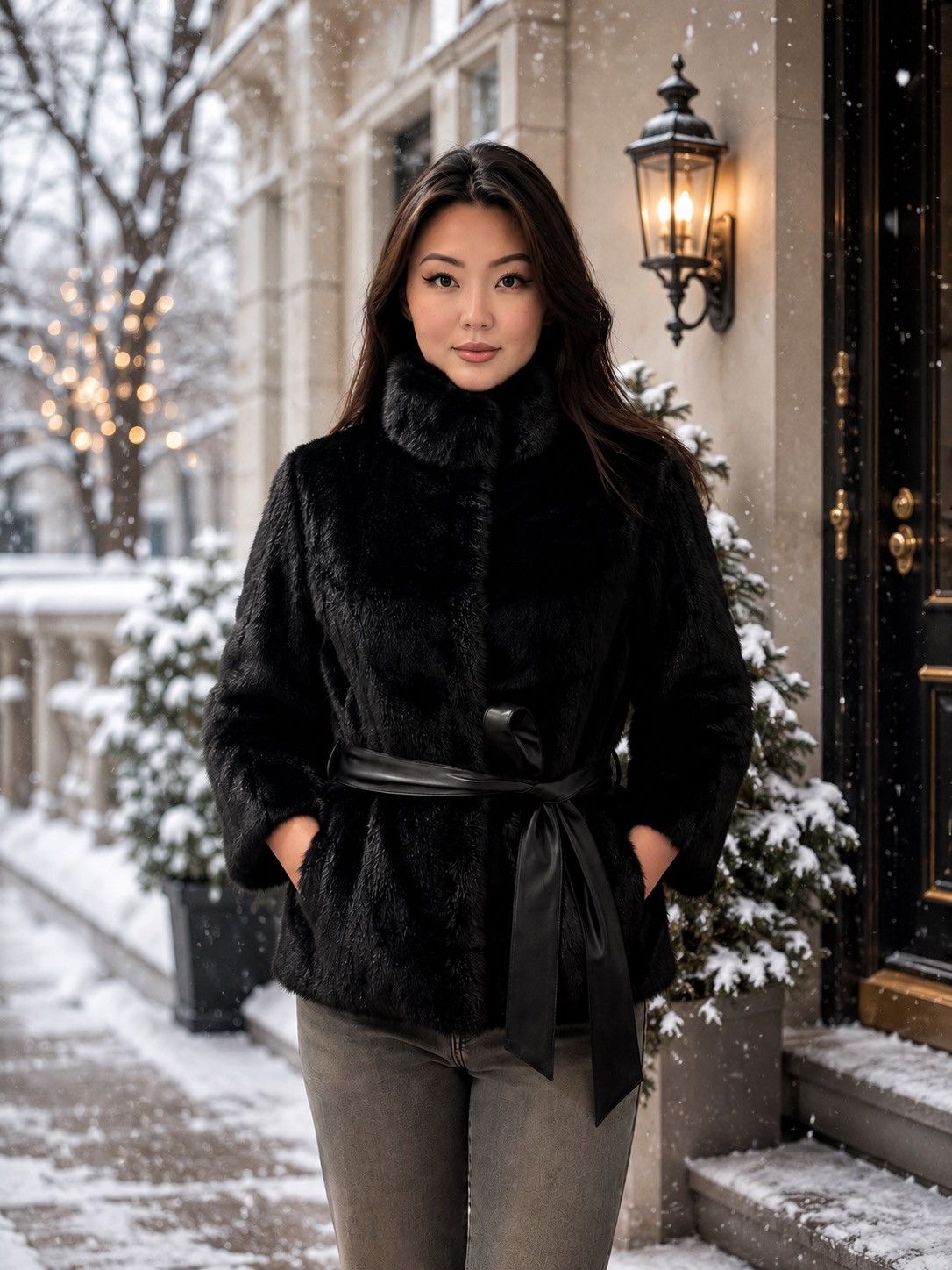 Other Luxury Mink Fur Short Jacket Women's Size 42 (XS-S-M) Black Size M / US 6-8 / IT 42-44 - 2 Thumbnail