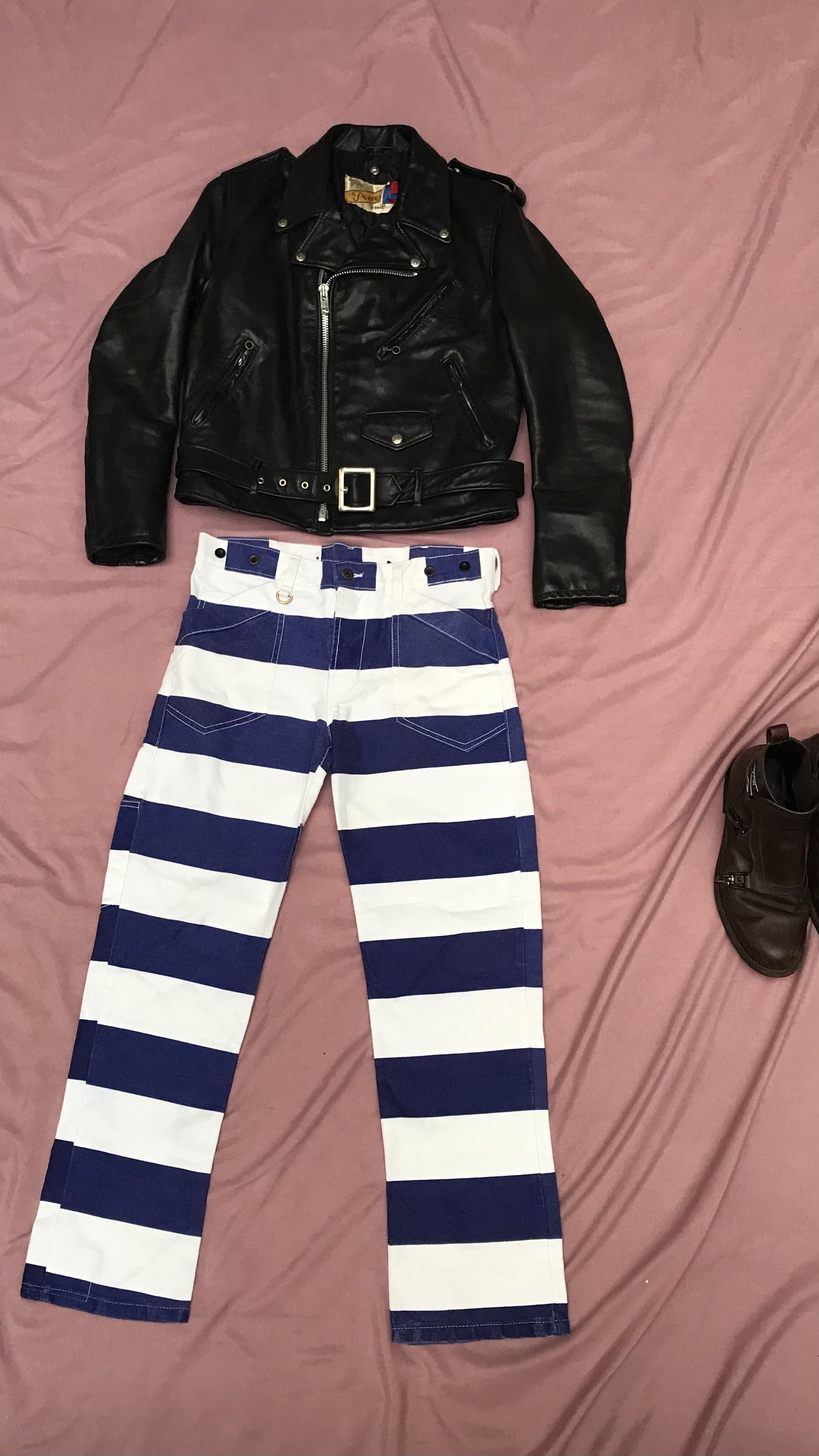 Schott SCHOTT NYC made in USA black leather perfecto nwot condition Size US S / EU 44-46 / 1 - 4 Thumbnail