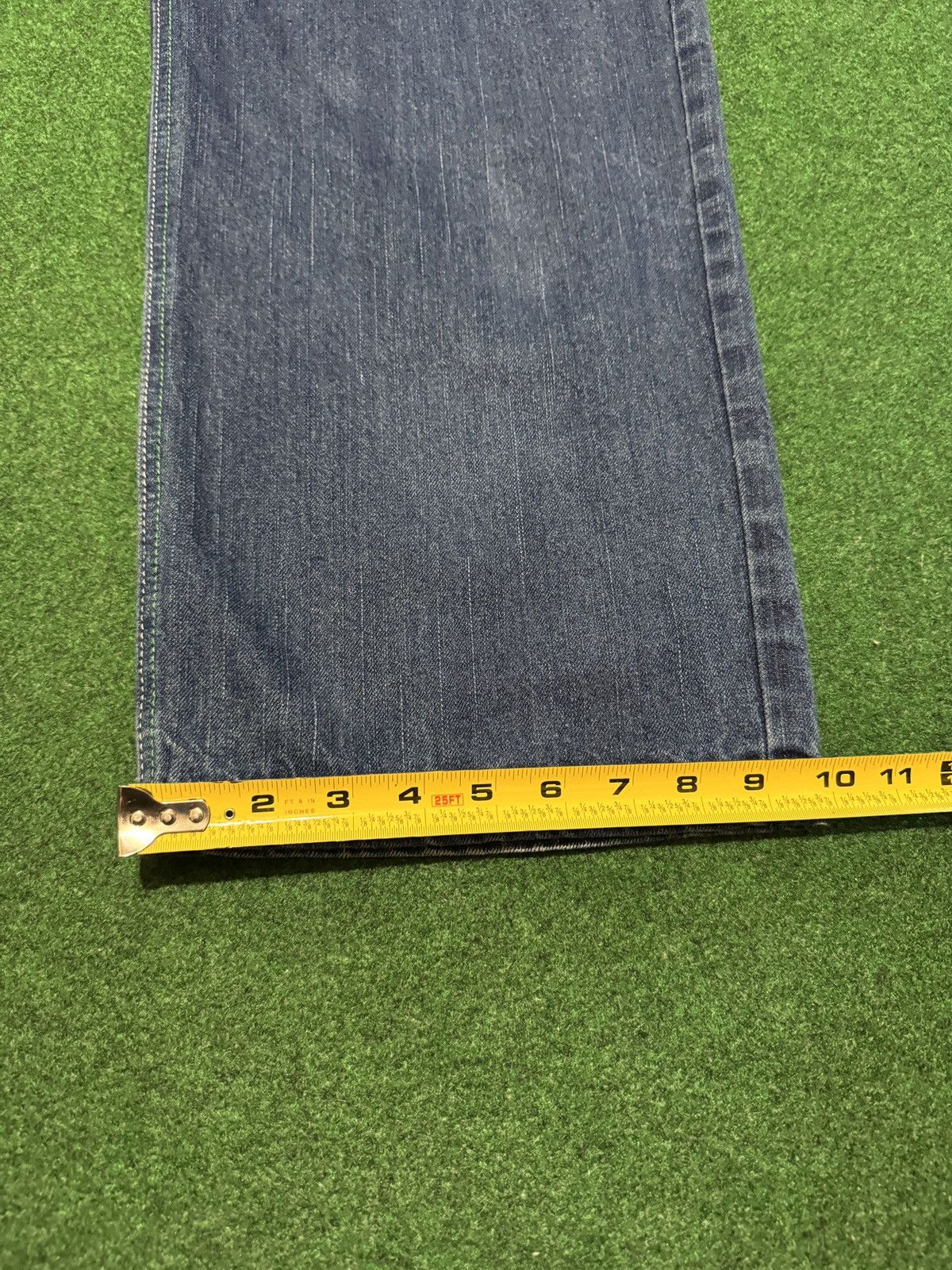 Vintage Vintage 90s Baggy Red Ape Hip Hop Wide Leg 38x32 Jeans Size US 38 / EU 54 - 7 Thumbnail