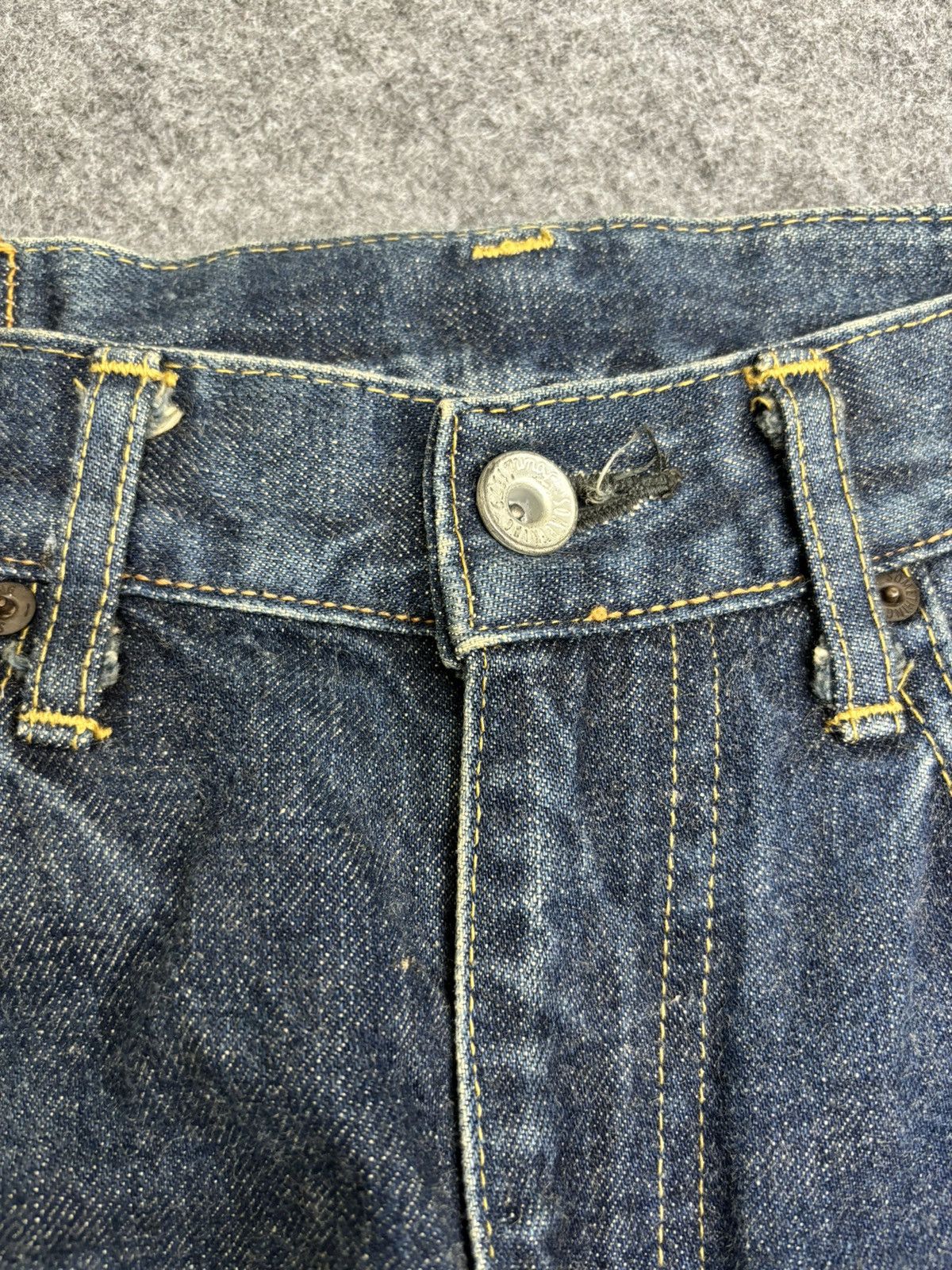 Japanese Brand 💥90s Wide Style💥Vintage Edwin 505 Selvedge Wide Denim F576 Size US 27 - 3 Thumbnail