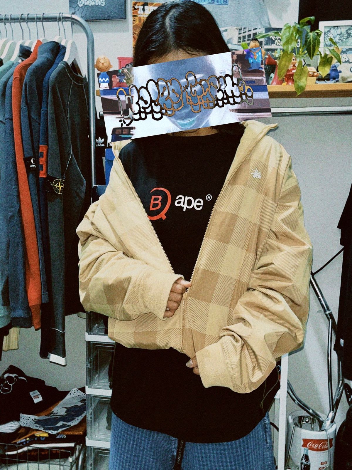 Stussy 2000s Stussy plaid/quilted reversible thermolite jacket Size US M / EU 48-50 / 2 - 2 Thumbnail