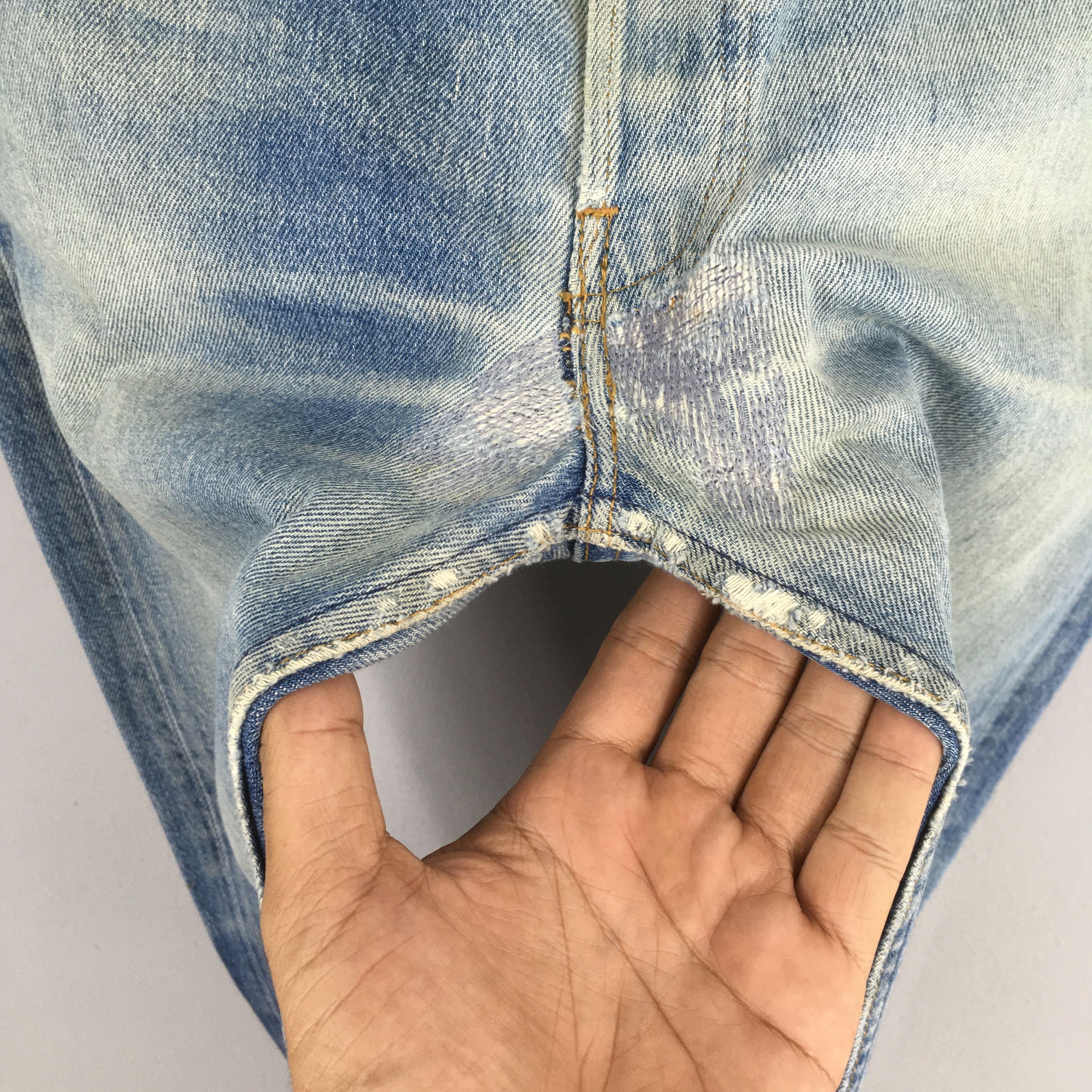 Levi's Size 31x29 Vintage 80s Levi's 501 Faded Blue Jeans S1632 Size US 31 - 5 Thumbnail