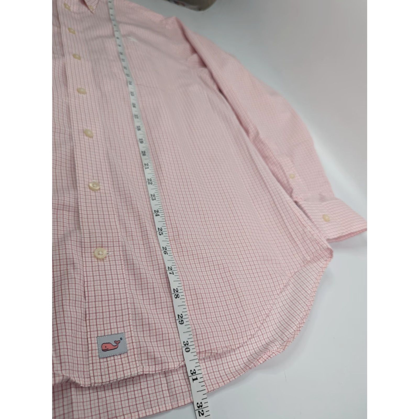 Vineyard Vines Vineyard Vines Button-Up Shirt Mens M Pink Plaid Long Sleeve Classic Preppy Collared Button-Down Button-Up Shirt Pink Mens M Vintage: No Size US M / EU 48-50 / 2 - 5 Thumbnail