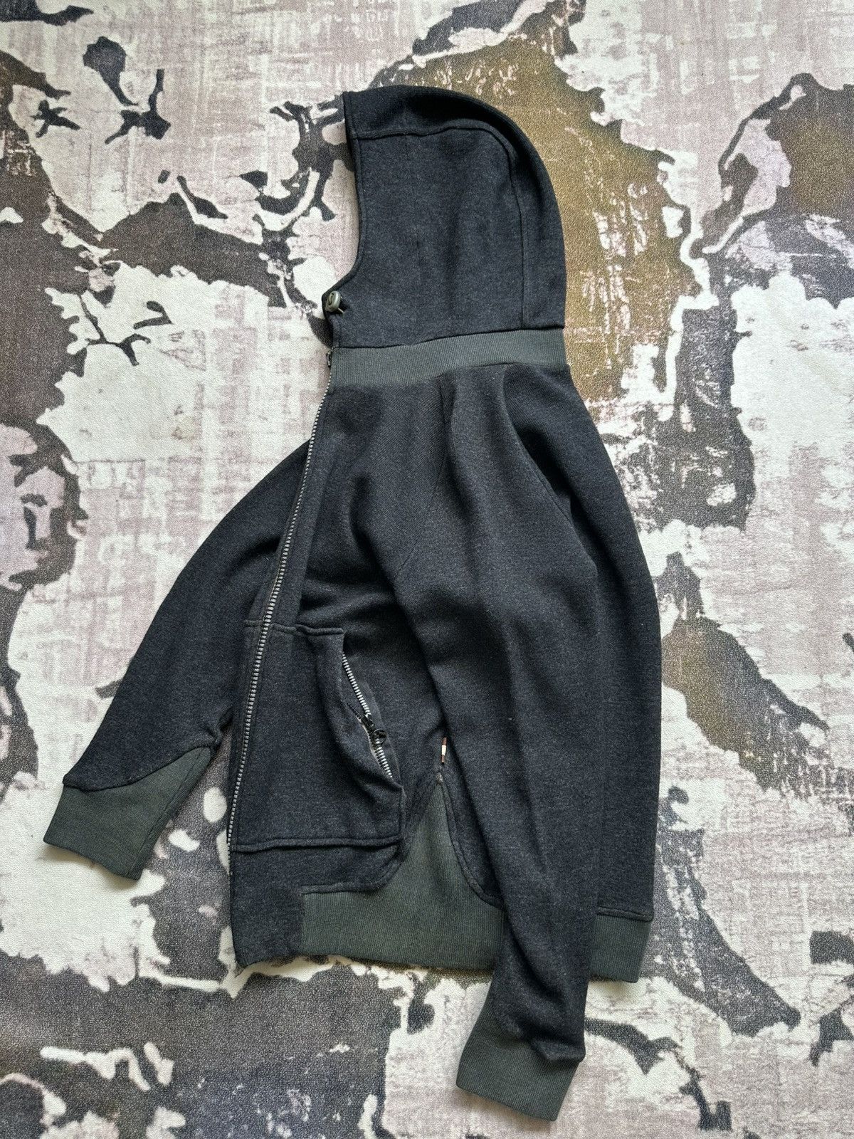 Maharishi AW99/00 Maharishi duo faced knit zipper hoodie Size US M / EU 48-50 / 2 - 4 Thumbnail