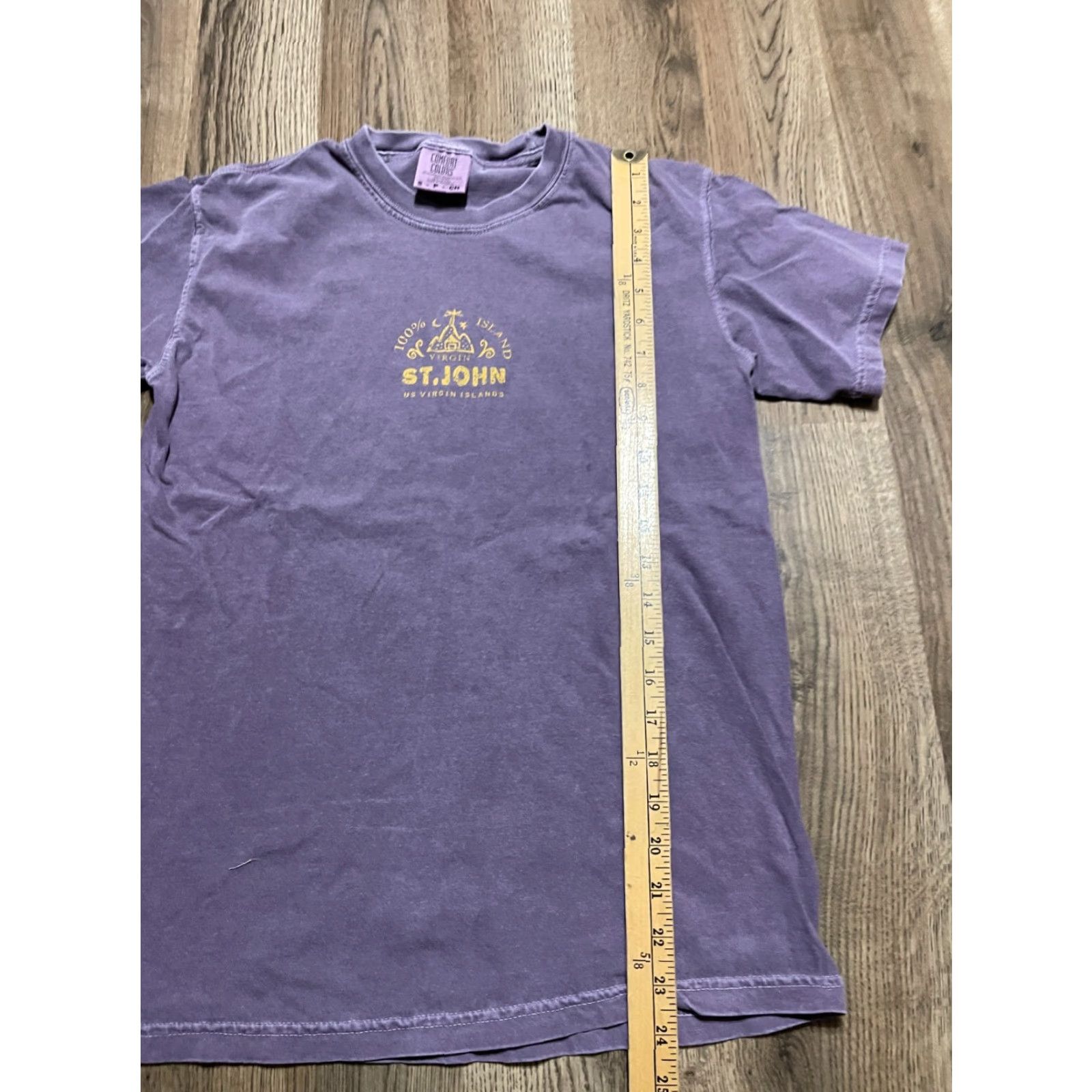 Comfort Colors Comfort Colors Shirt Women's Size Small Purple St. John US Virgin Island Size S / US 4 / IT 40 - 6 Thumbnail