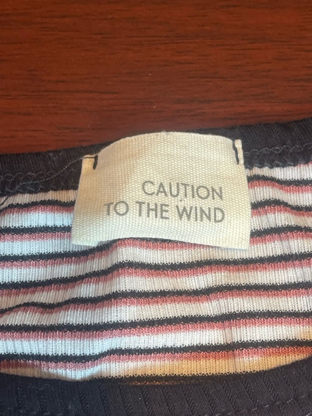 Other Caution To The Wind Striped Ribbed Long Sleeve M Earthy Size S / US 4 / IT 40 - 4 Thumbnail
