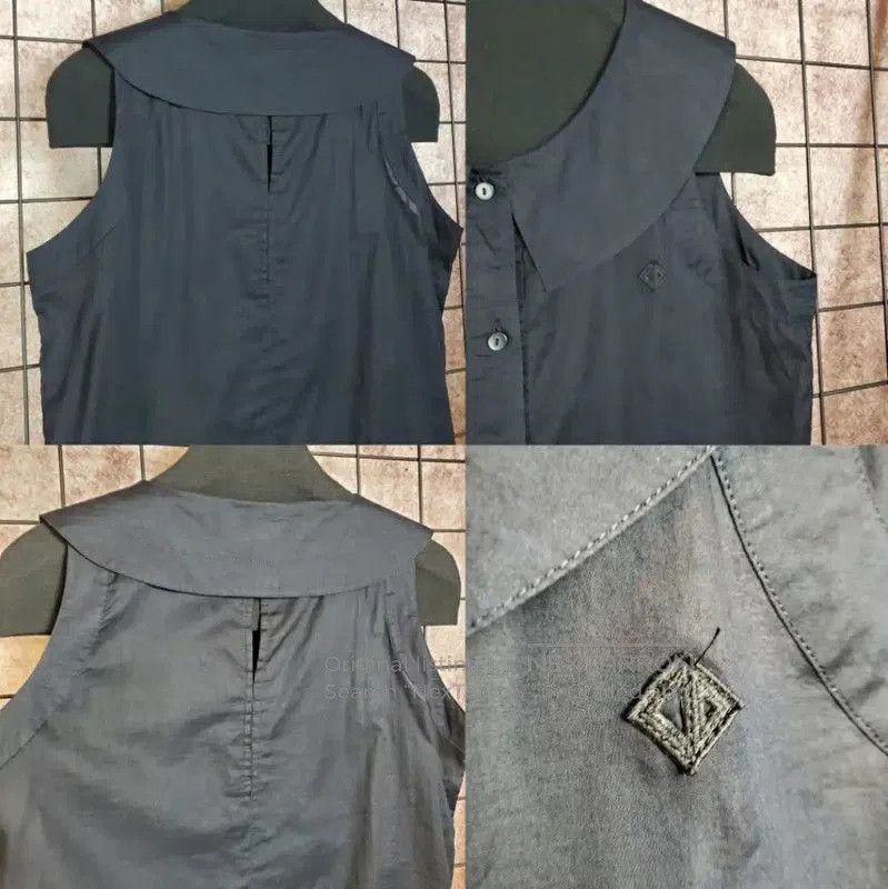 Dior Dior Summer Navy Blue Sleeveless Cotton Top . Size M / US 6-8 / IT 42-44 - 4 Thumbnail